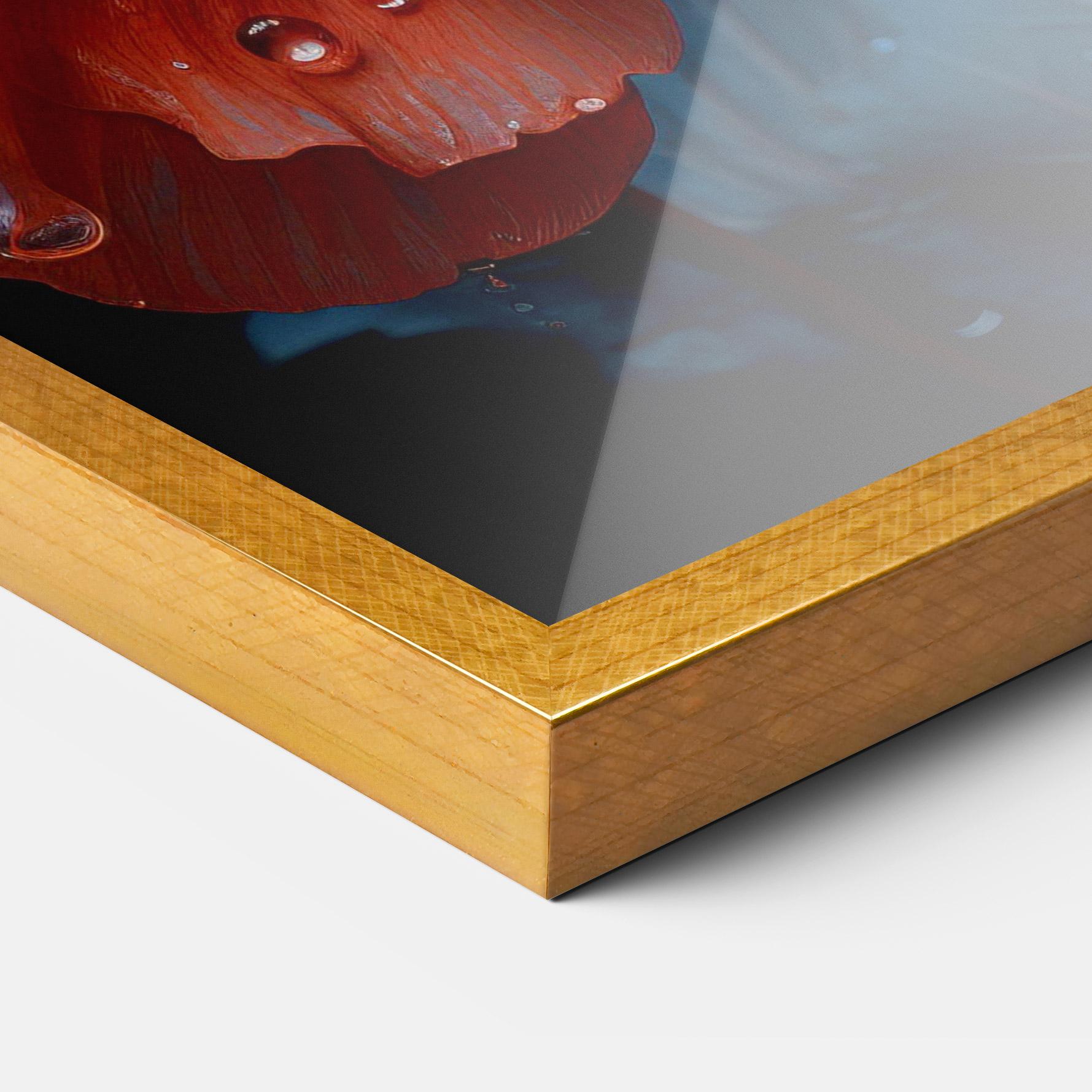 Keretezett Poszter Orange Poppy mockup 3