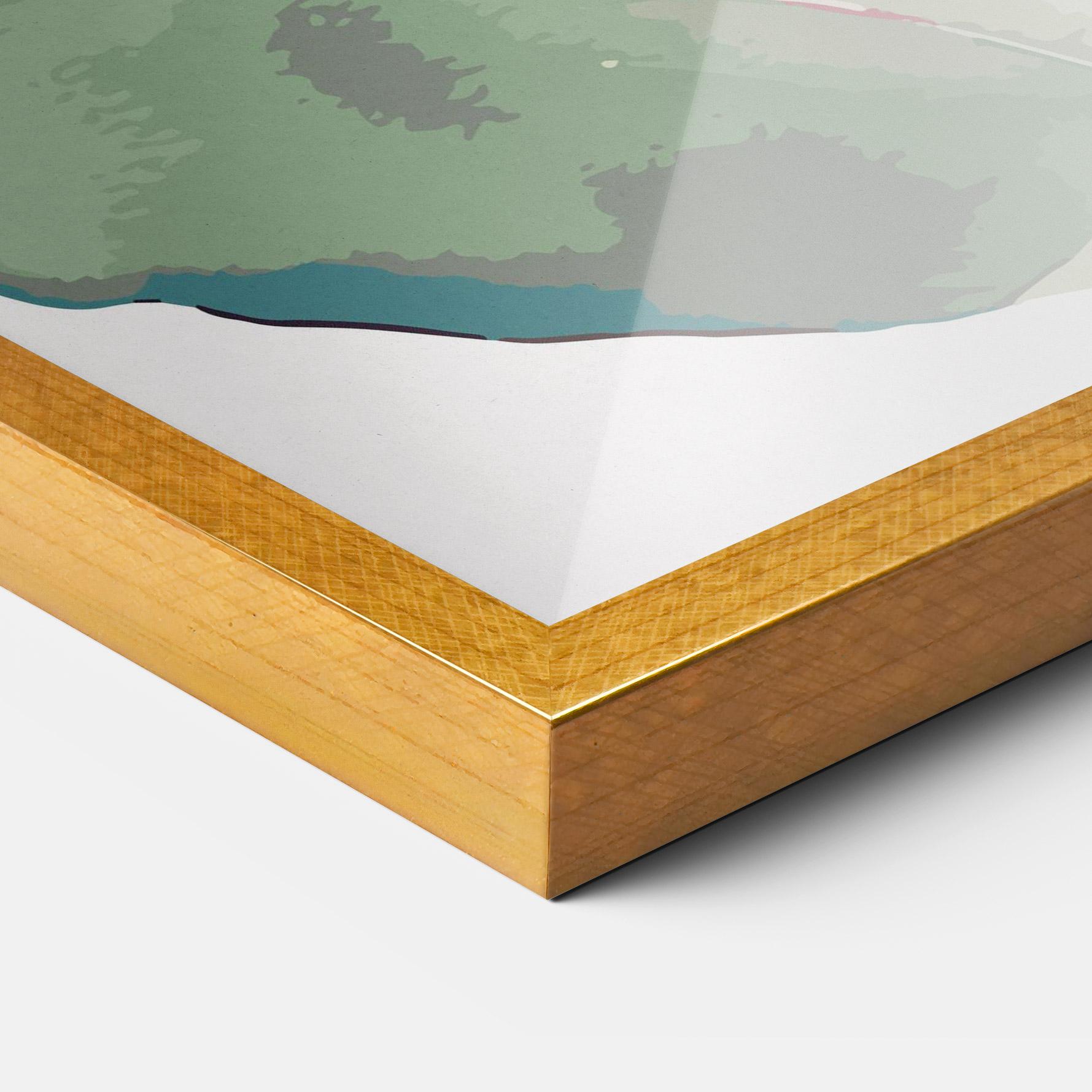 Keretezett Poszter Pastel Poppy mockup 3