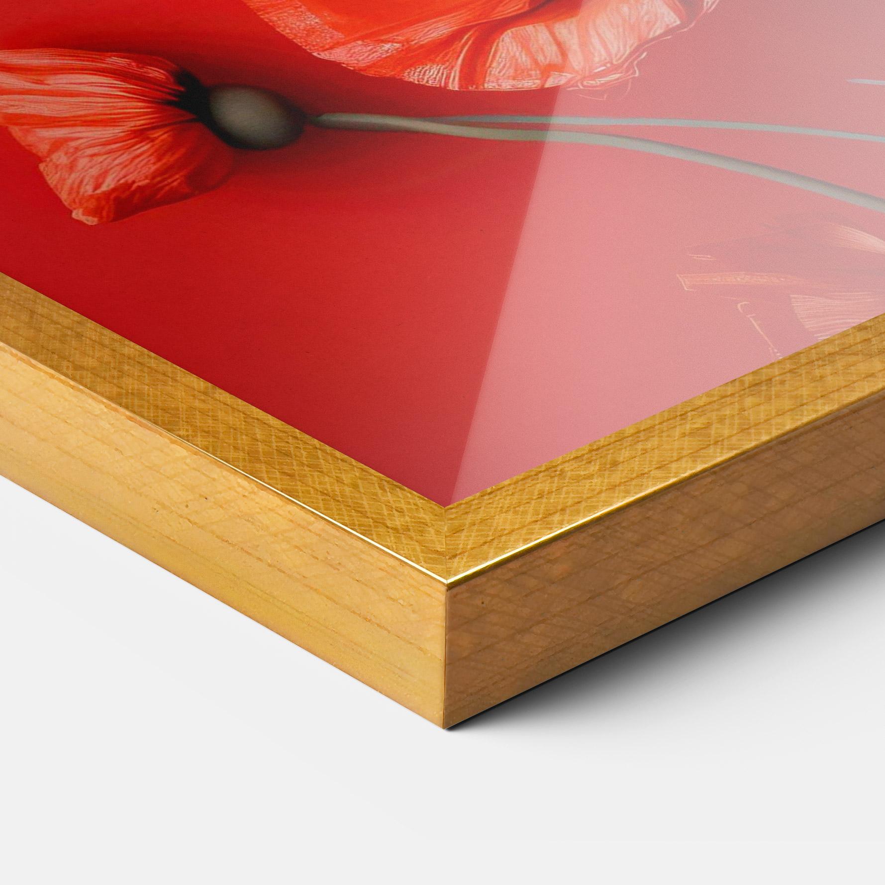 Keretezett Poszter Poppies On The Table mockup 3