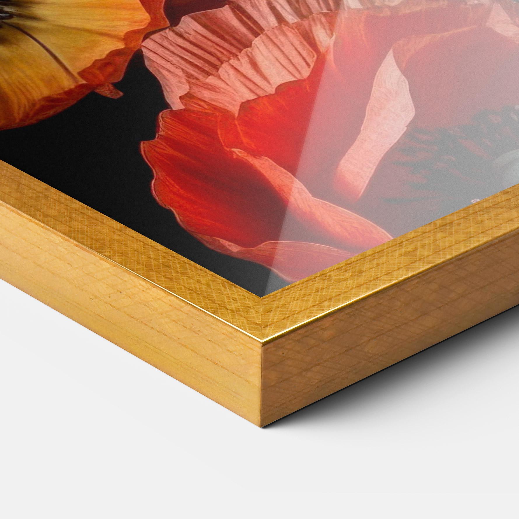 Keretezett Poszter Red Orange Poppy mockup 3