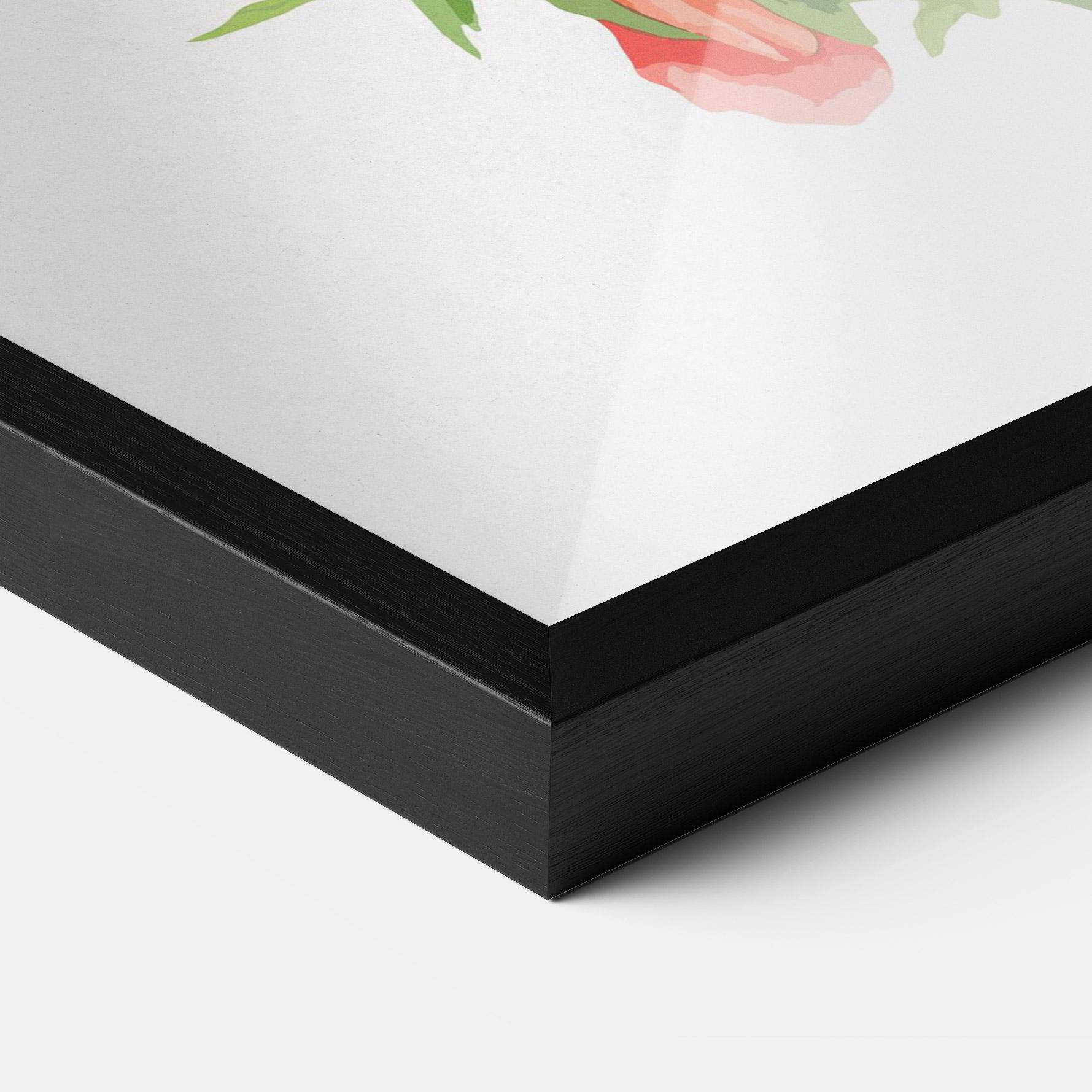 Keretezett Poszter Red Pastel Poppy mockup 3