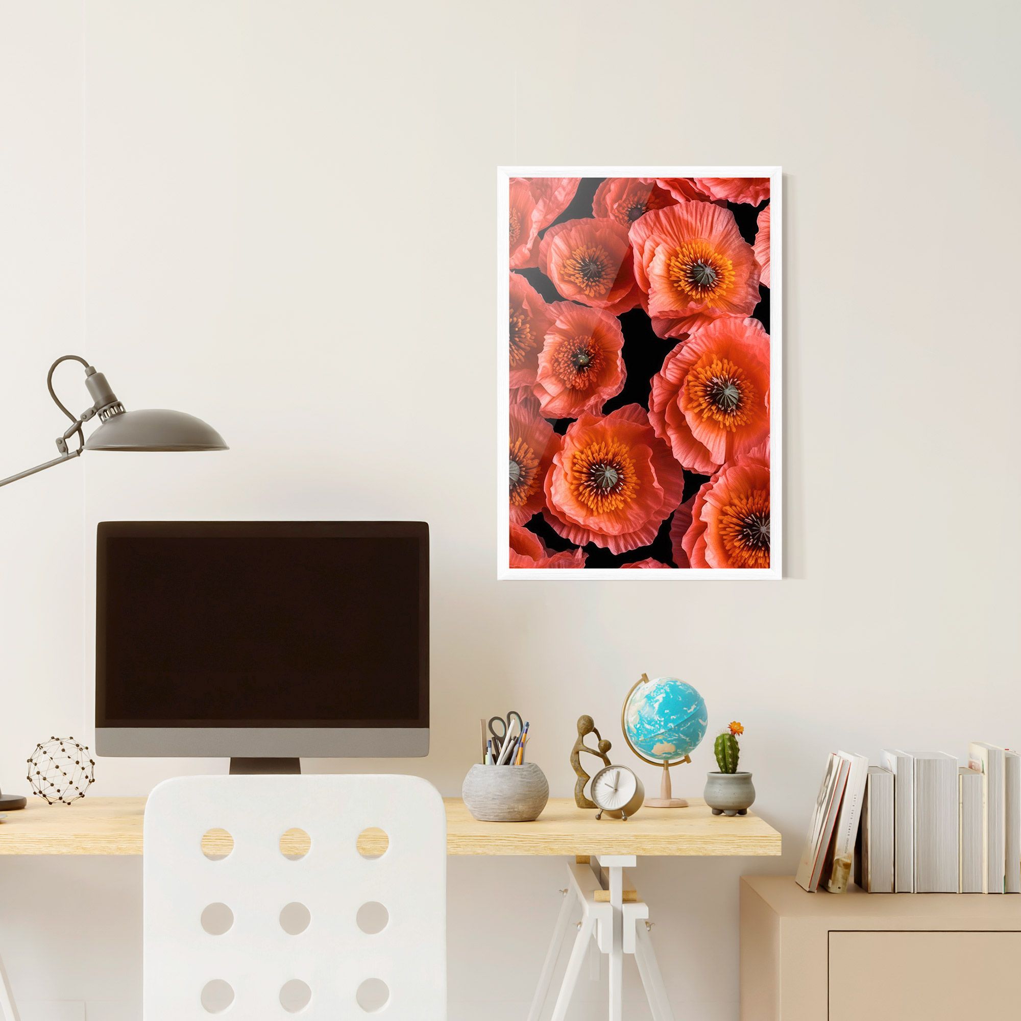Light Red Poppies mockup 6