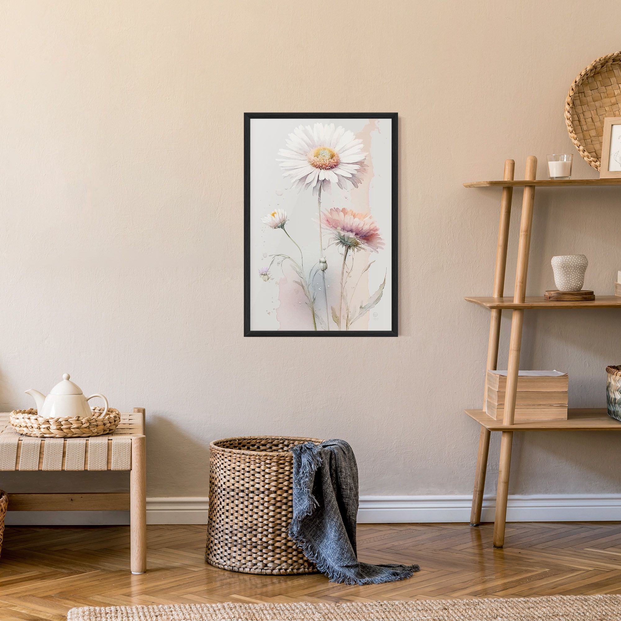 White Painted Daisy mockup 9