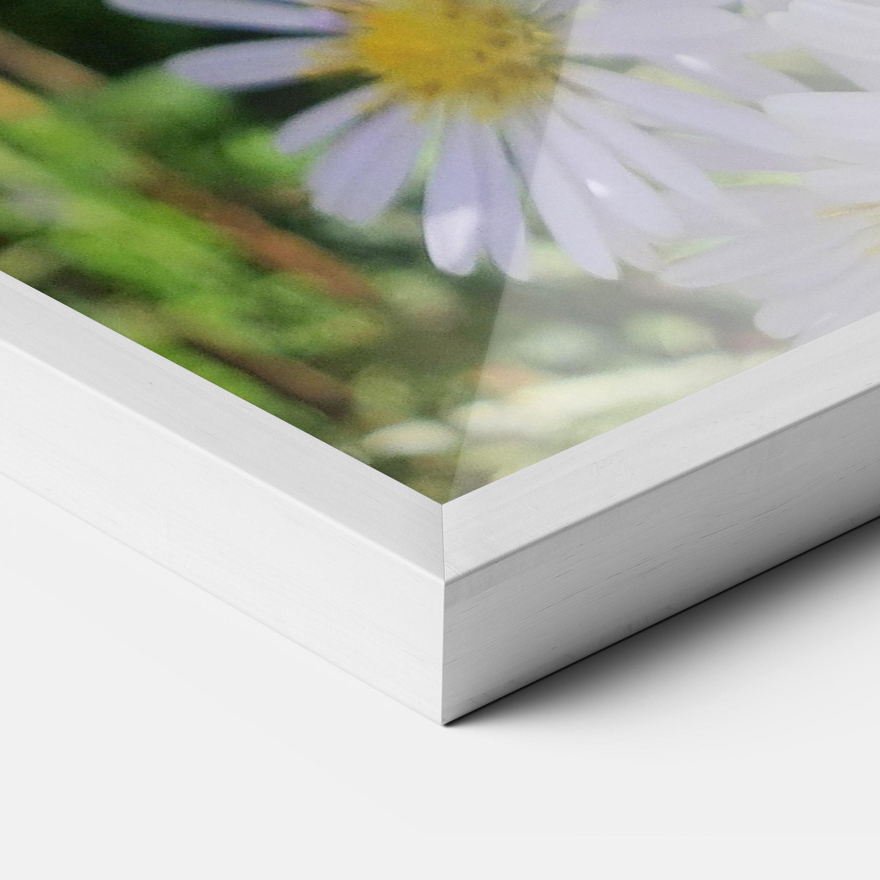 Keretezett Poszter Bee On Light Purple Daisy mockup 3