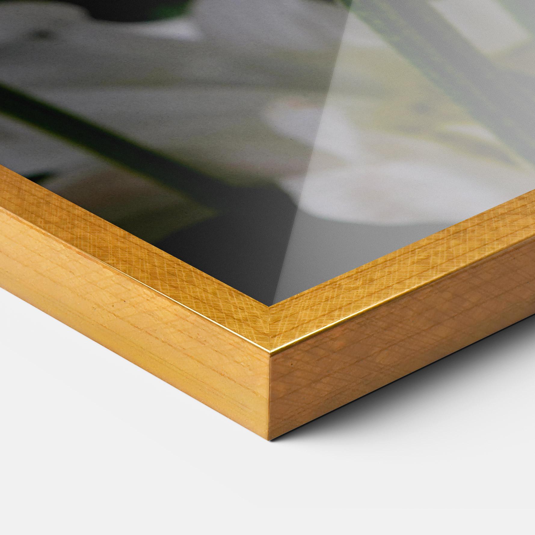 Keretezett Poszter Green Middle Daisy View mockup 3