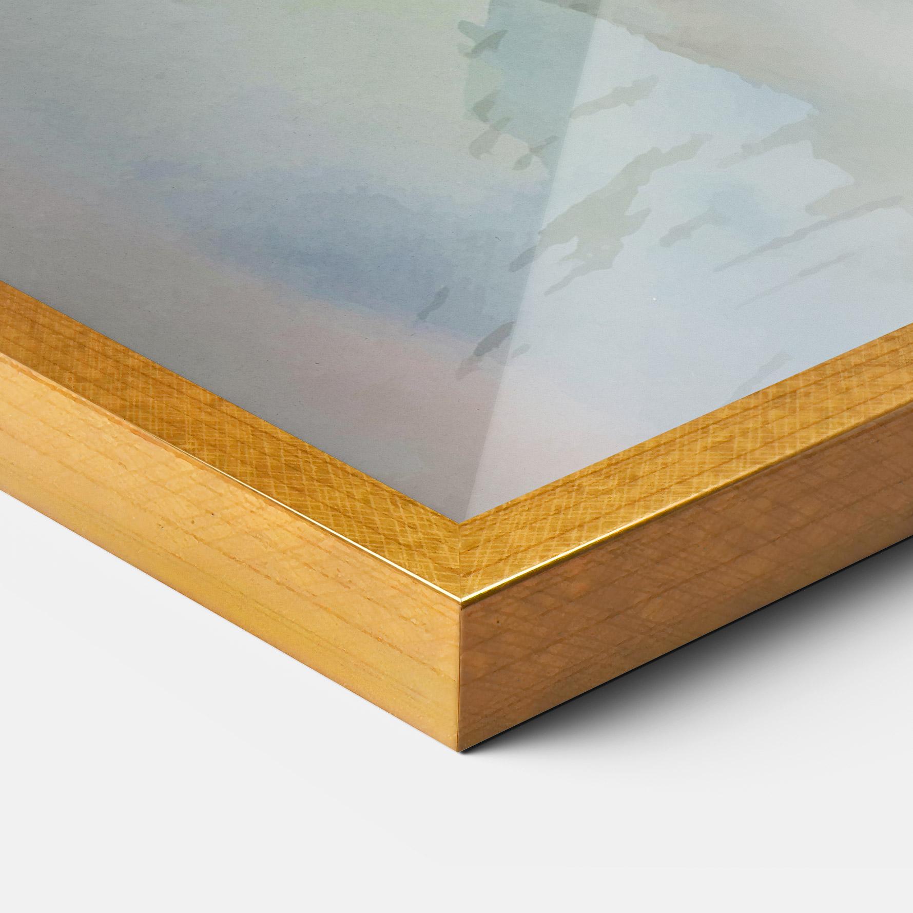 Keretezett Poszter Old Daisy Paint mockup 3