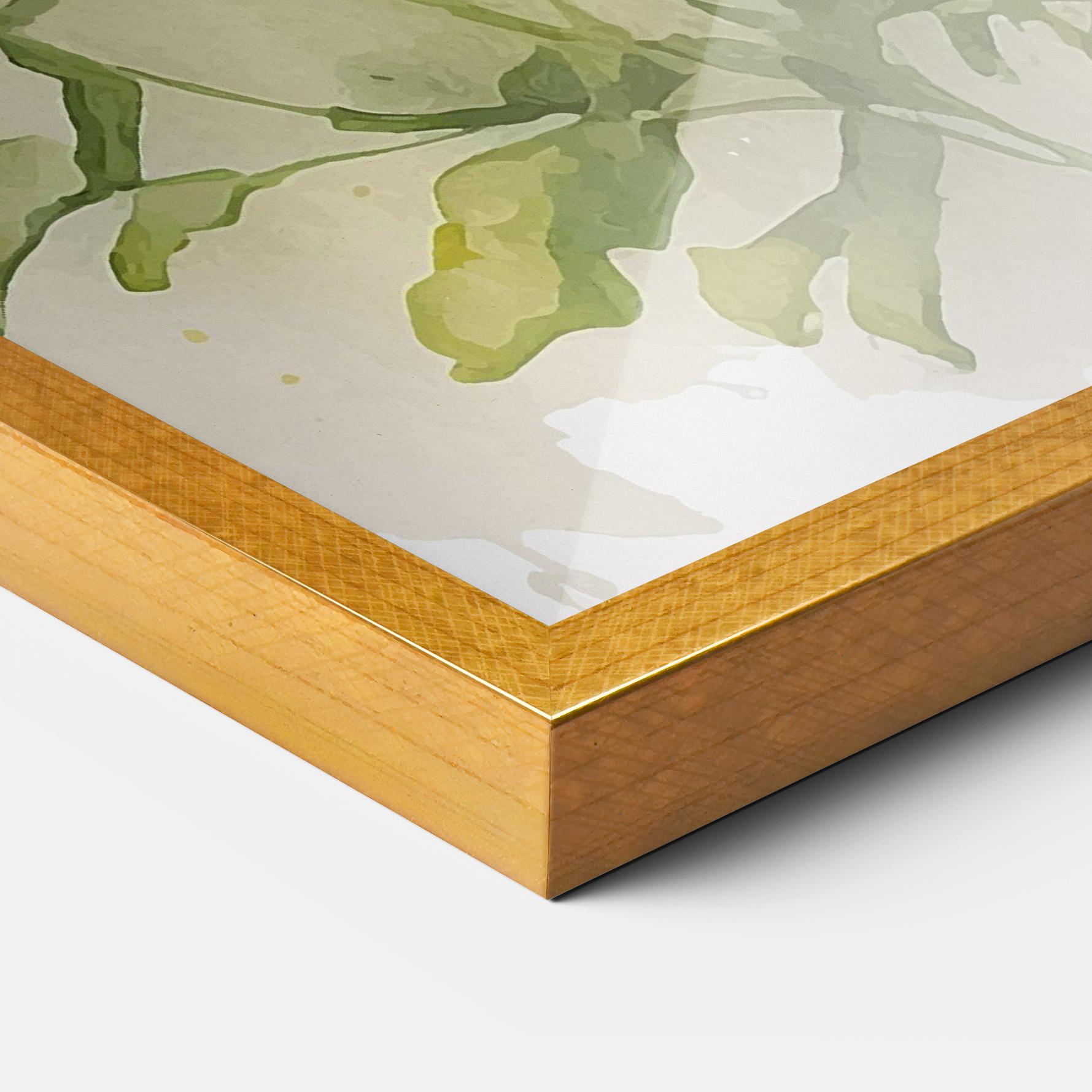 Keretezett Poszter Painted Daisy mockup 3