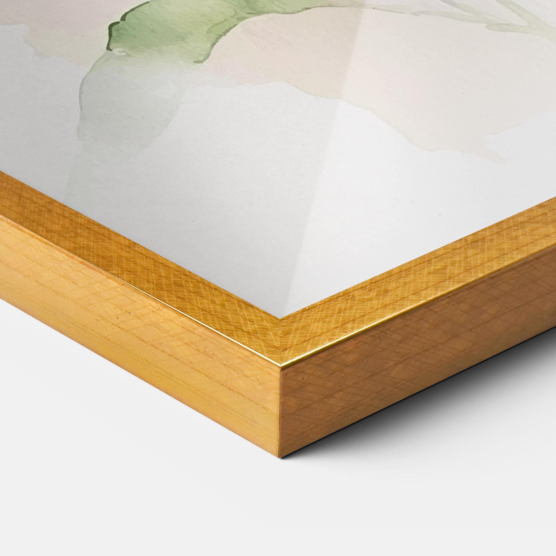 Keretezett Poszter Painted Pretty Daisy mockup 3