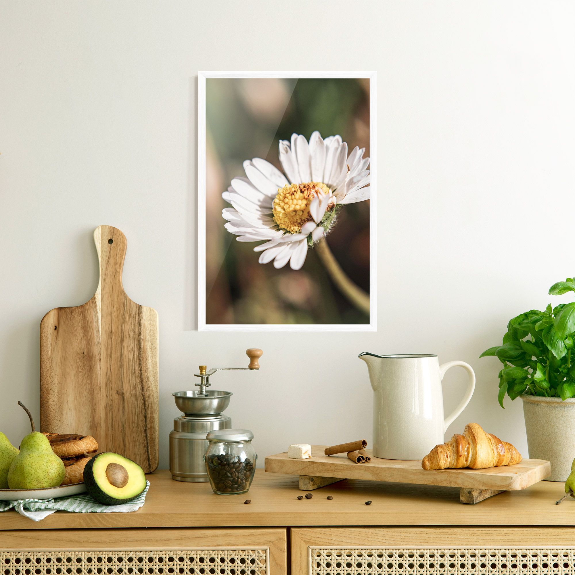 Yellow Pastel Daisy mockup 8