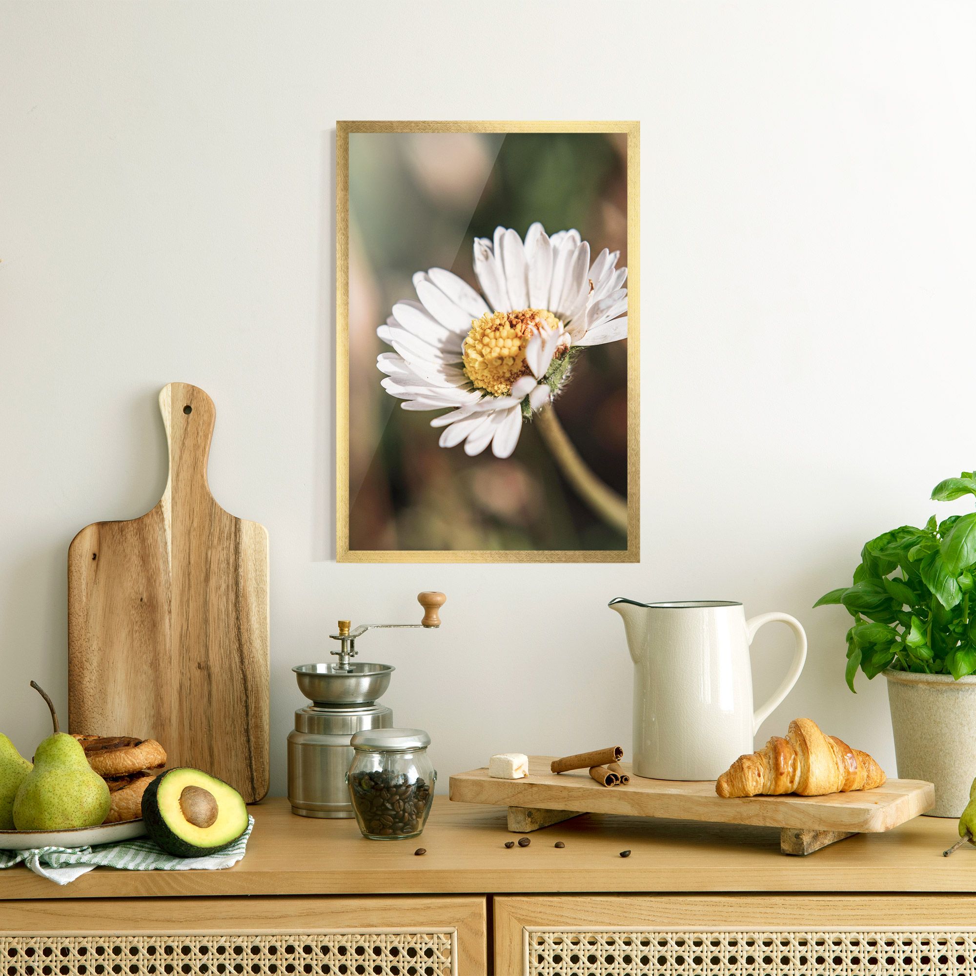 Yellow Pastel Daisy mockup 8