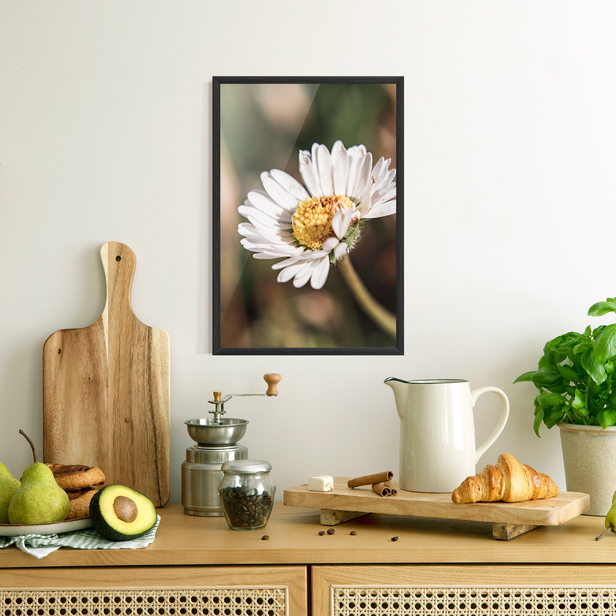 Yellow Pastel Daisy mockup 8