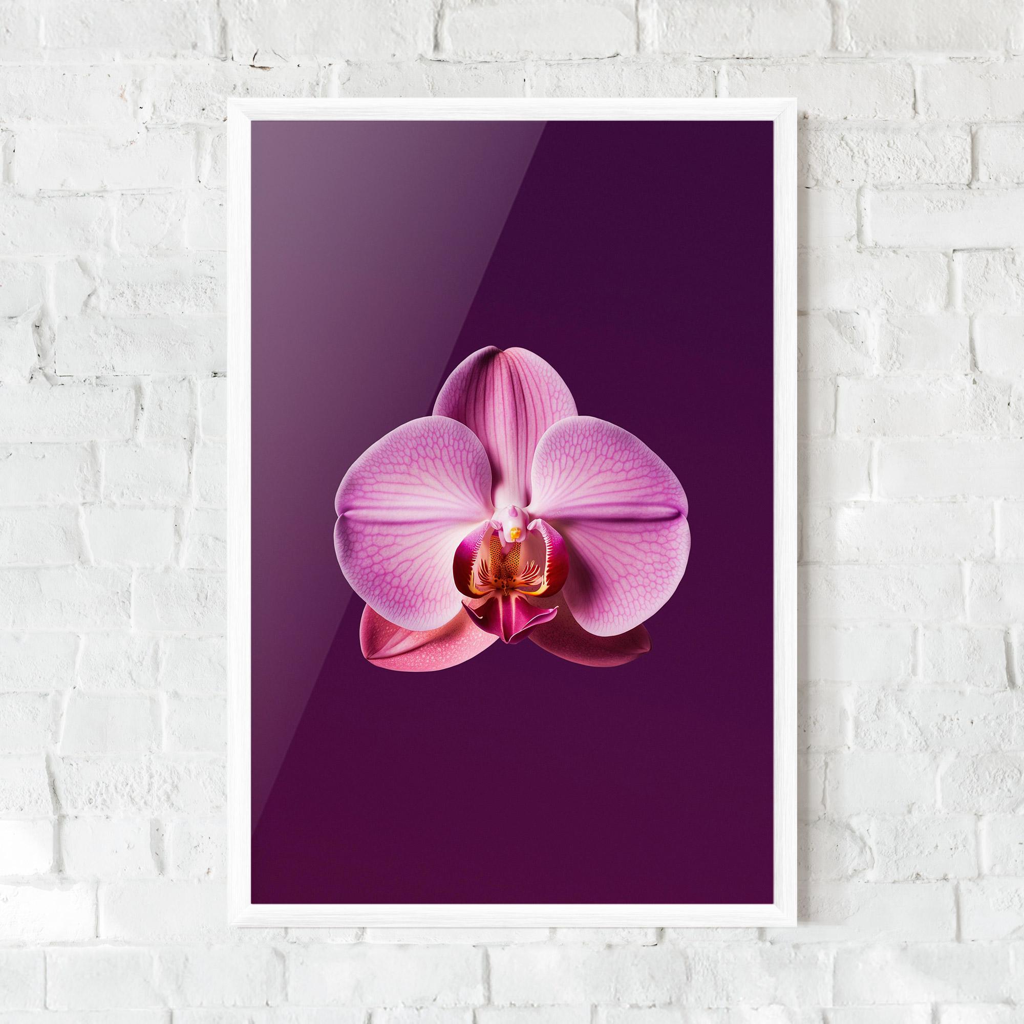 Keretezett Poszter Purple Orchid mockup 0