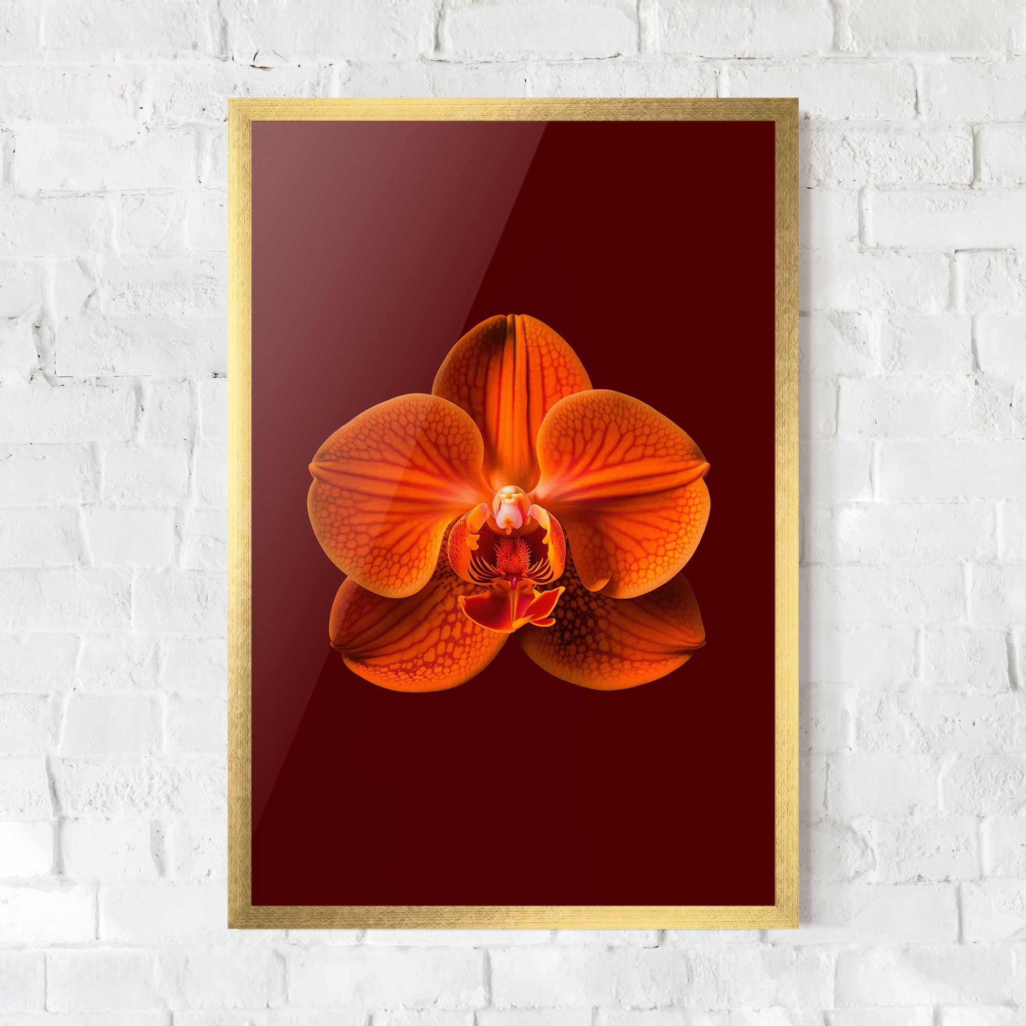 Strong Orange Orchid mockup 0