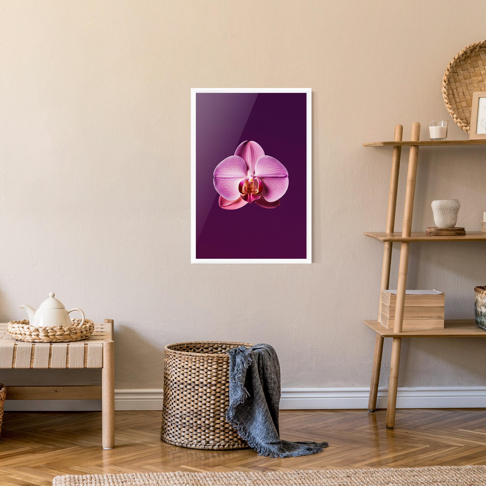 Keretezett Poszter Purple Orchid mockup 9