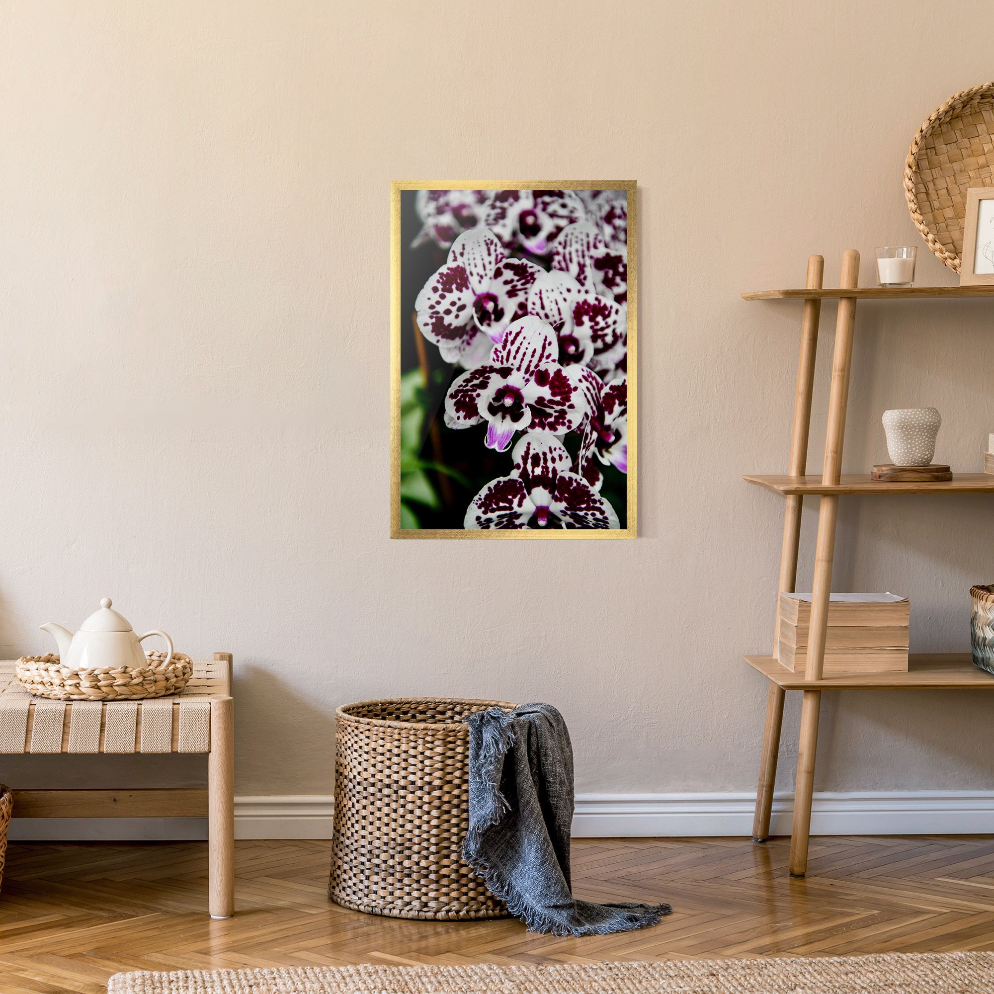 Dark Purple Orchids mockup 9