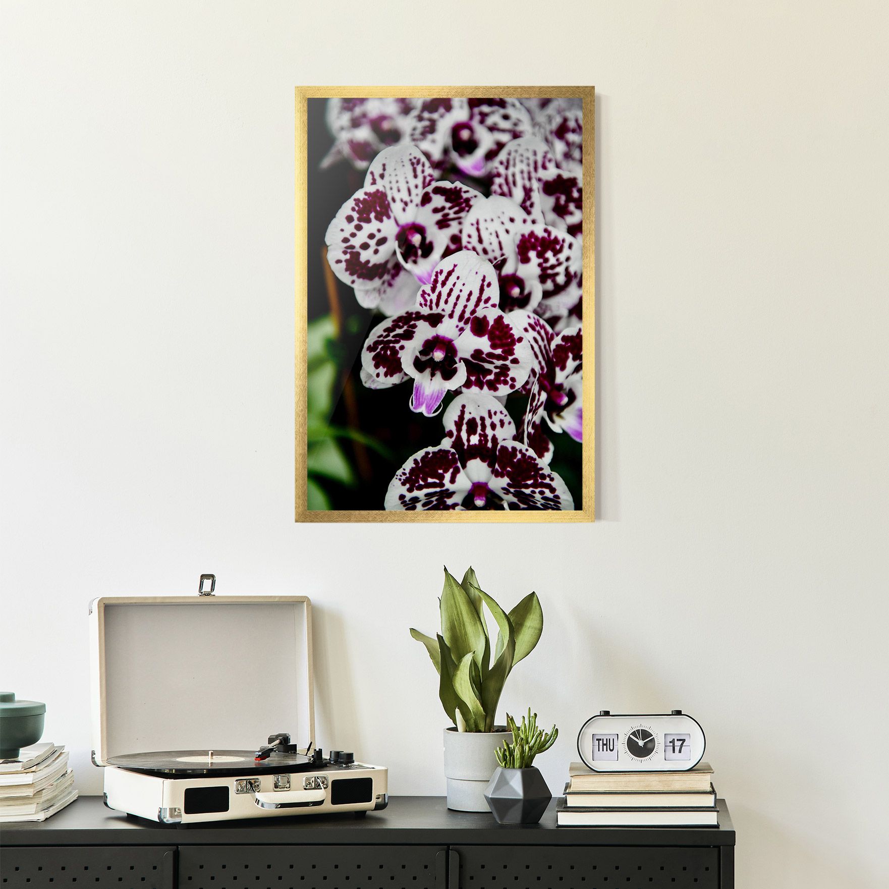Dark Purple Orchids mockup 2