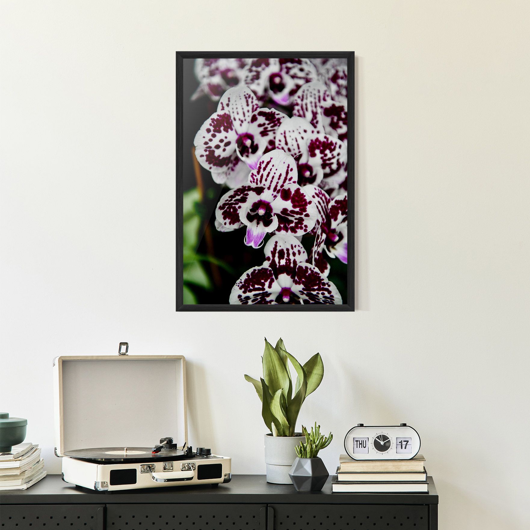 Dark Purple Orchids mockup 2