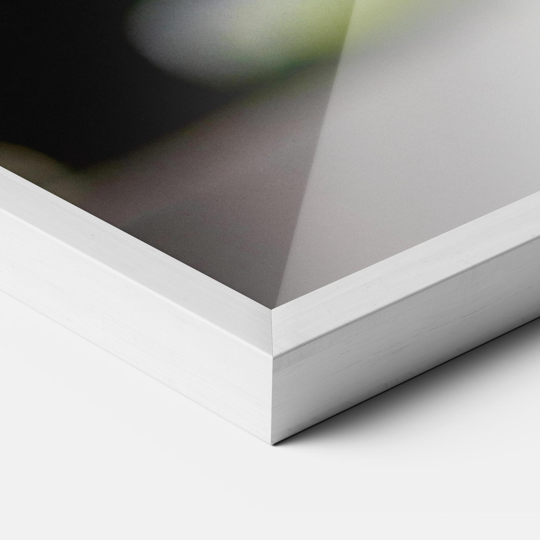 Keretezett Poszter White Orchid With Water mockup 3