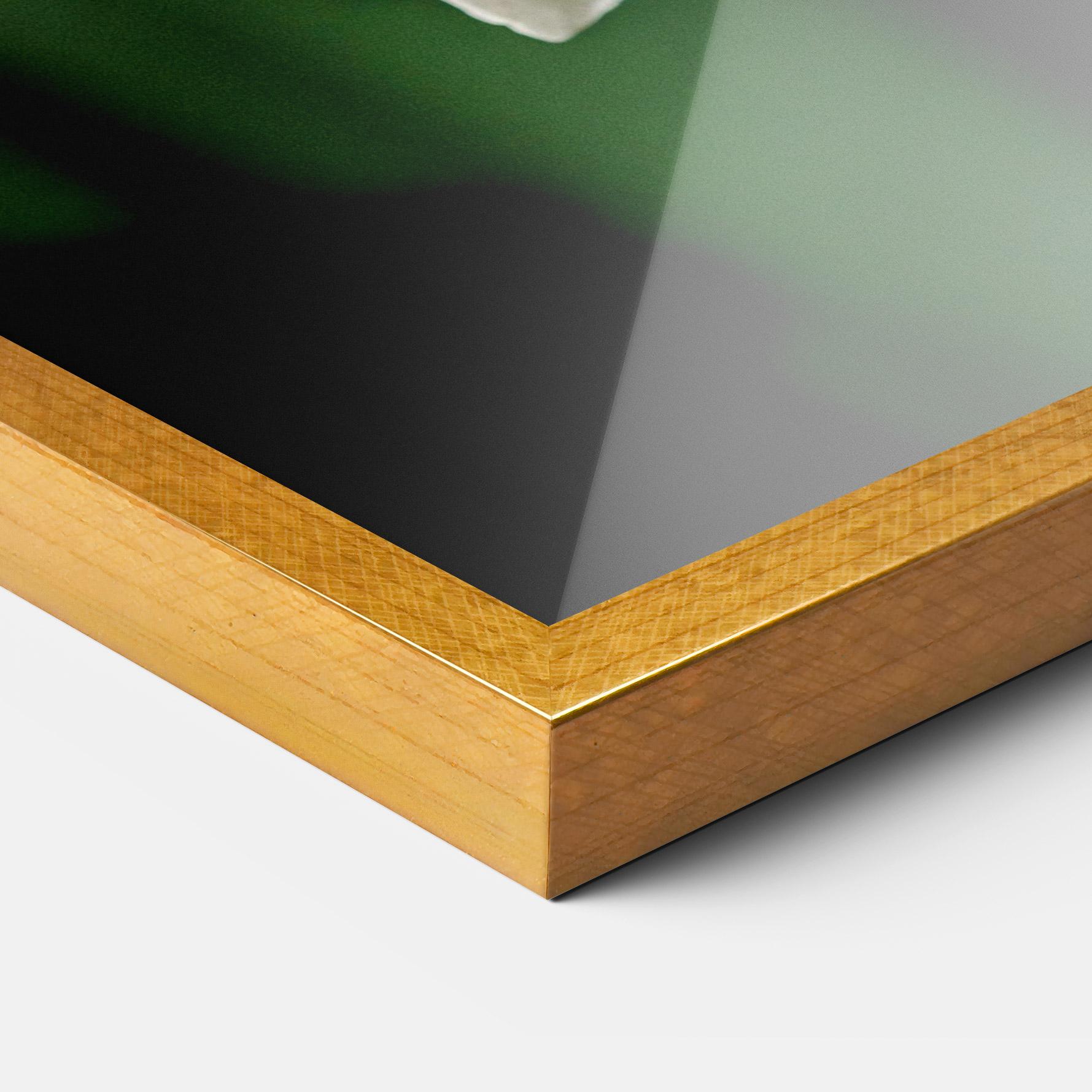 Keretezett Poszter Orchid On Green mockup 3