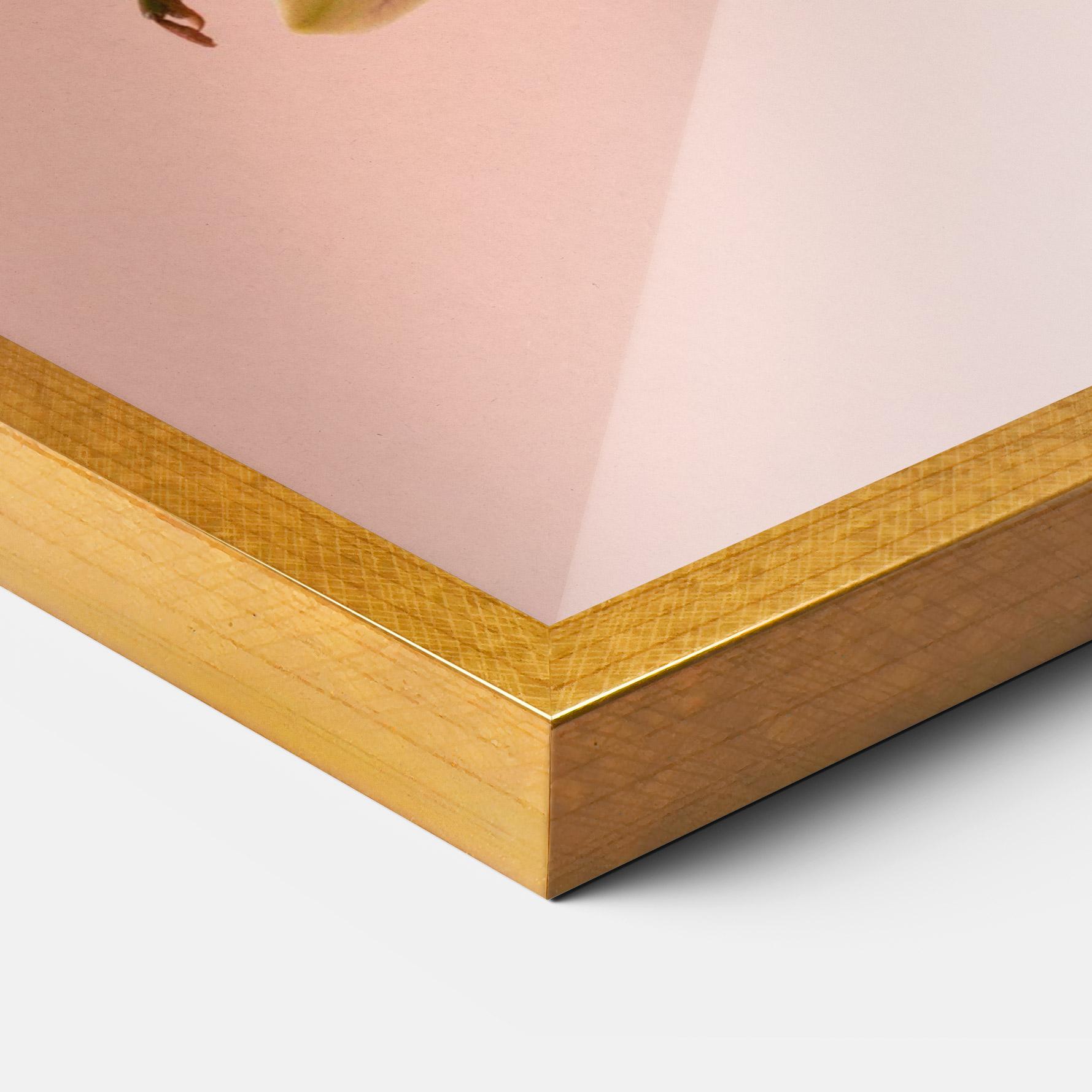 Keretezett Poszter Orchids On Pink mockup 3