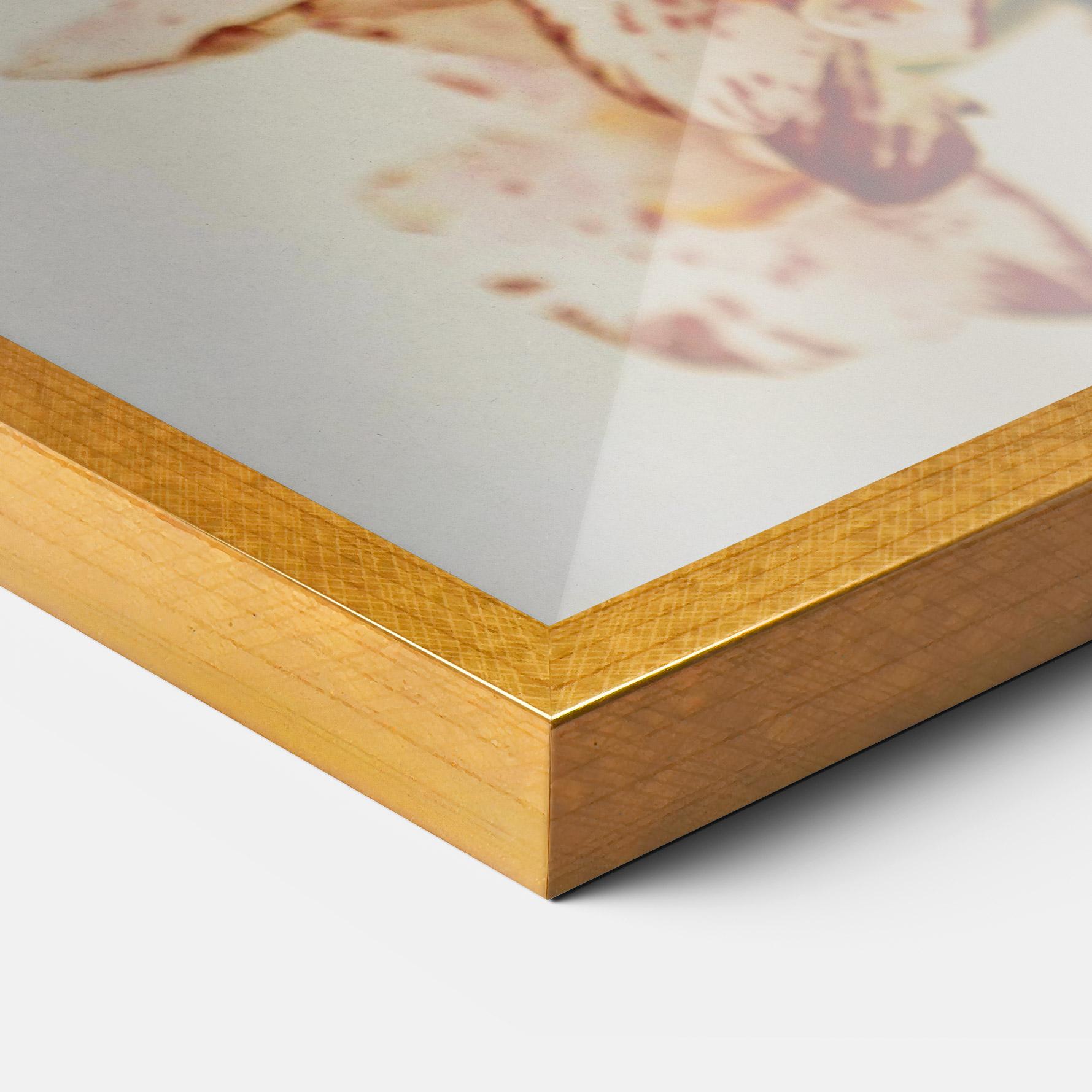 Keretezett Poszter Red White Orchids mockup 3