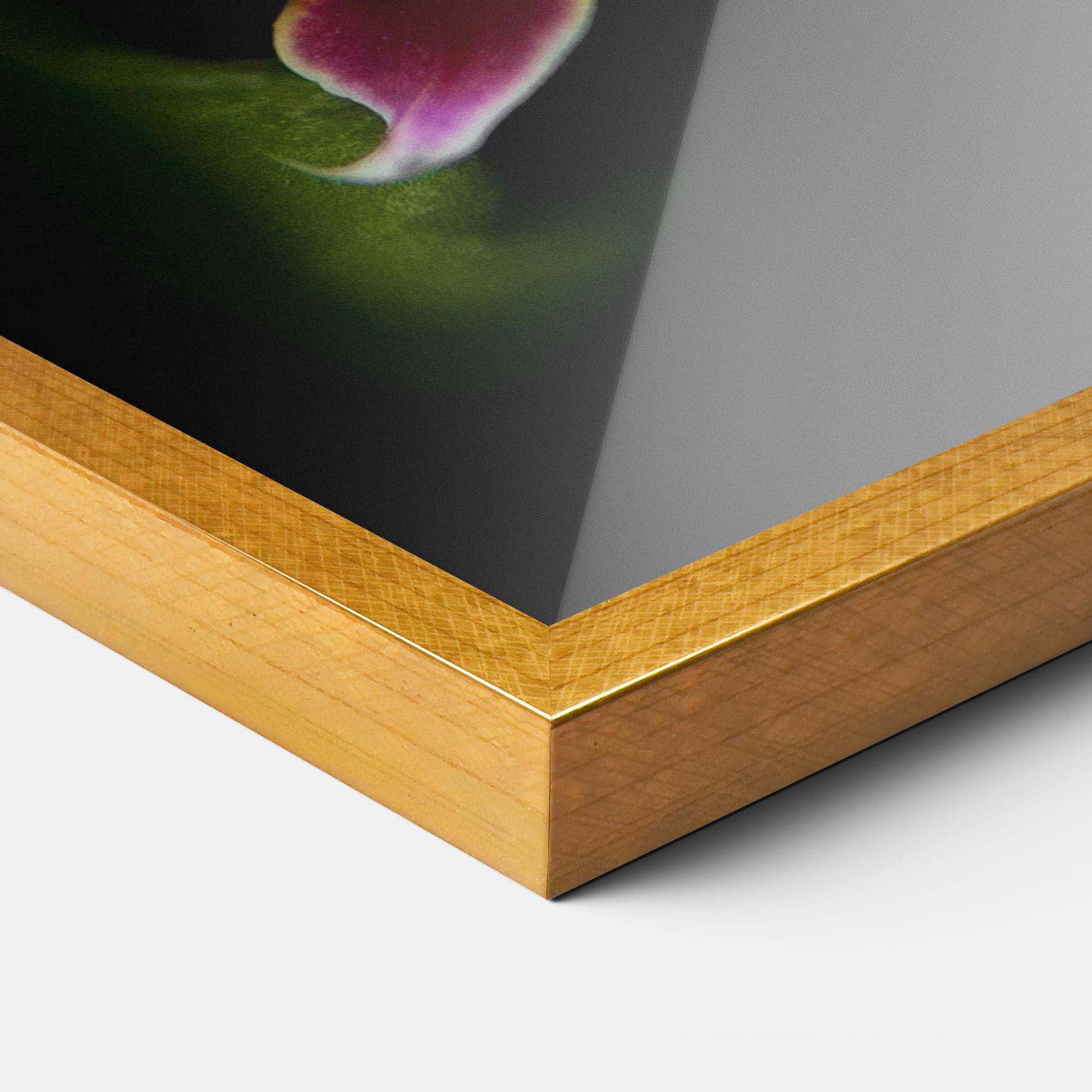 Keretezett Poszter Wild White Purple Orchid mockup 3