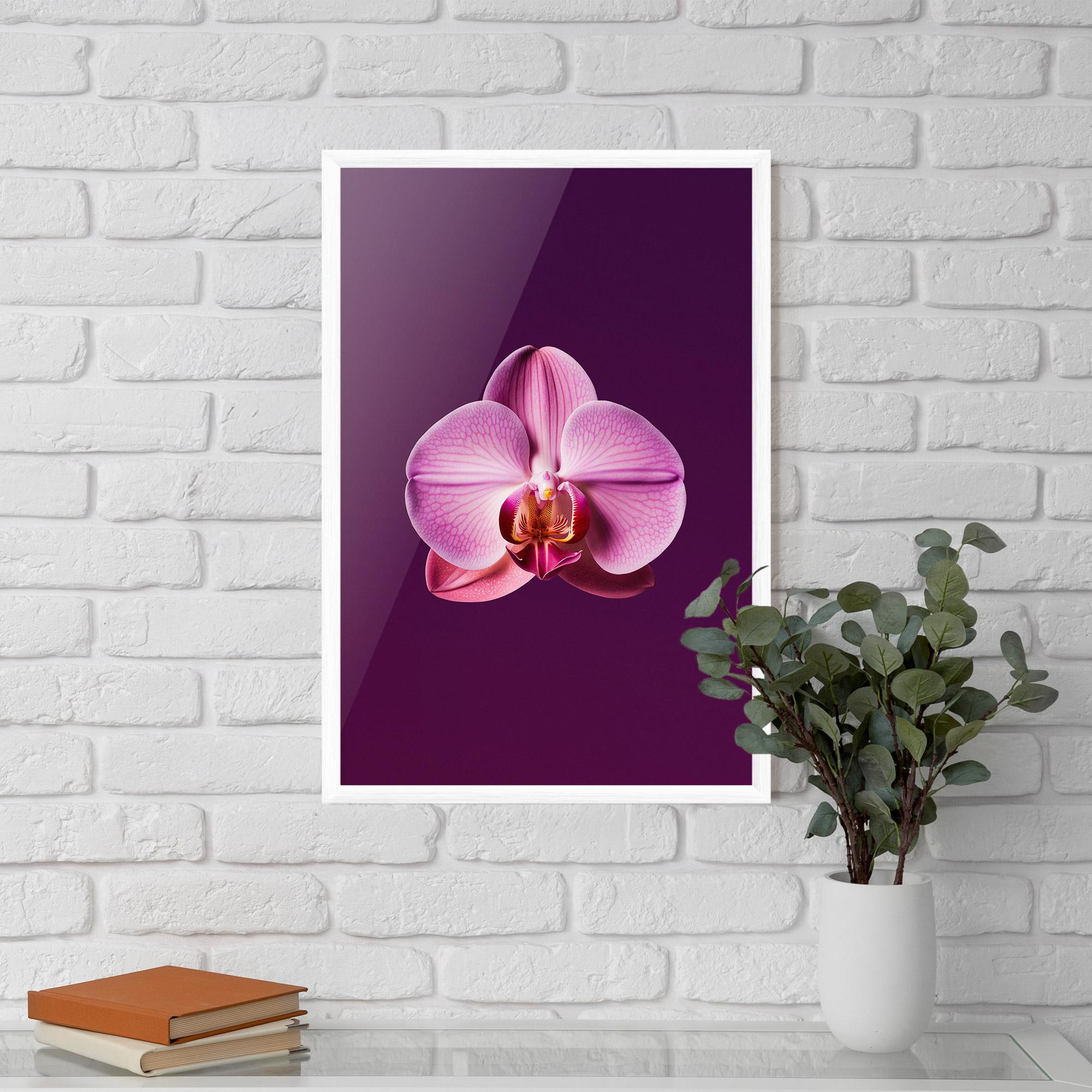 Keretezett Poszter Purple Orchid mockup 5