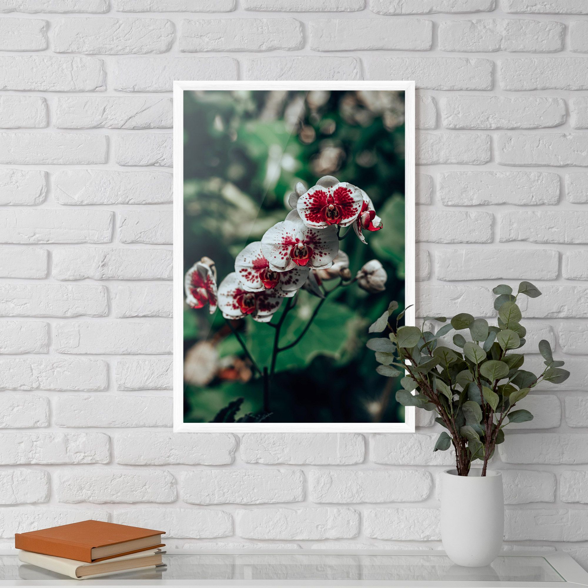 White Red Orchid mockup 5