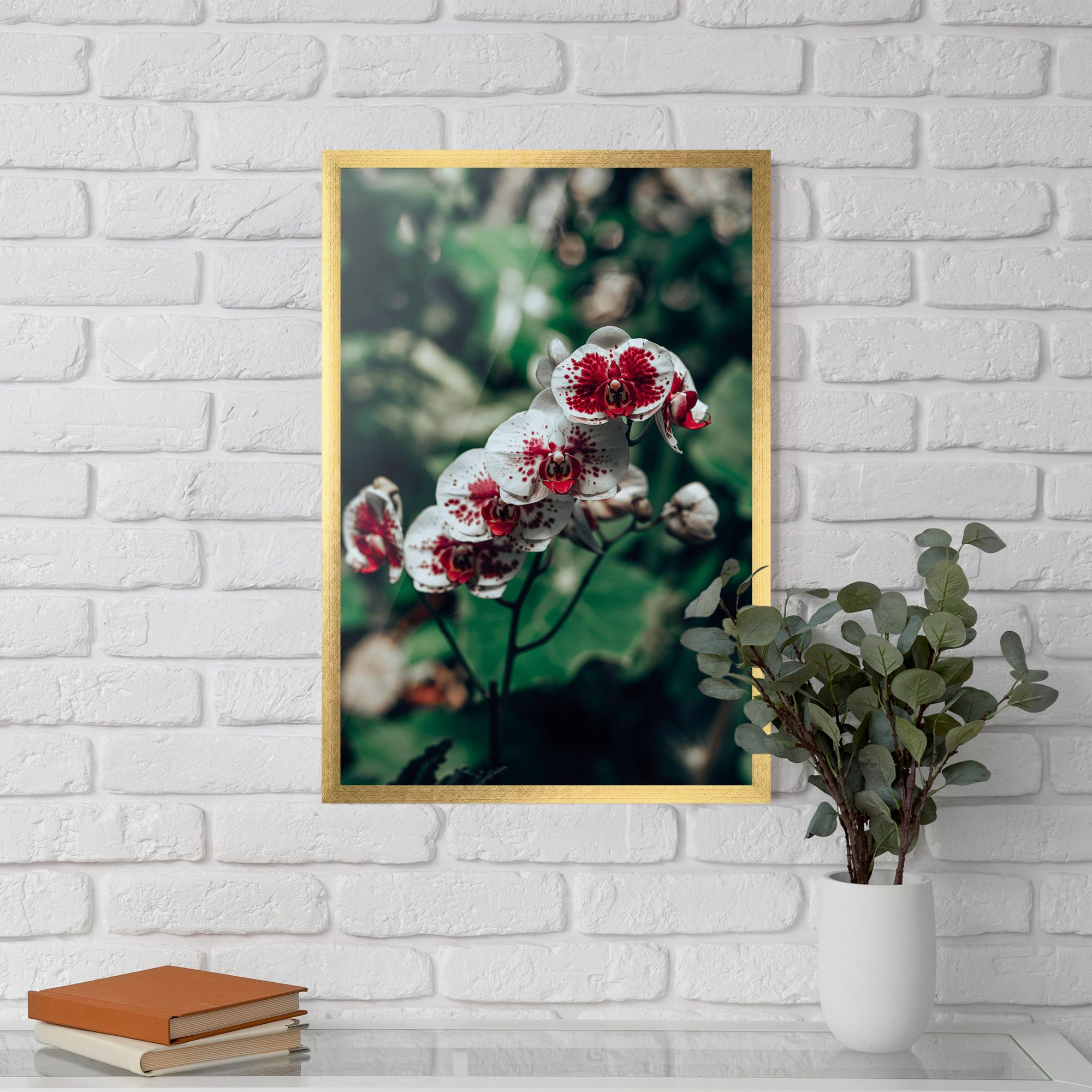 White Red Orchid mockup 5
