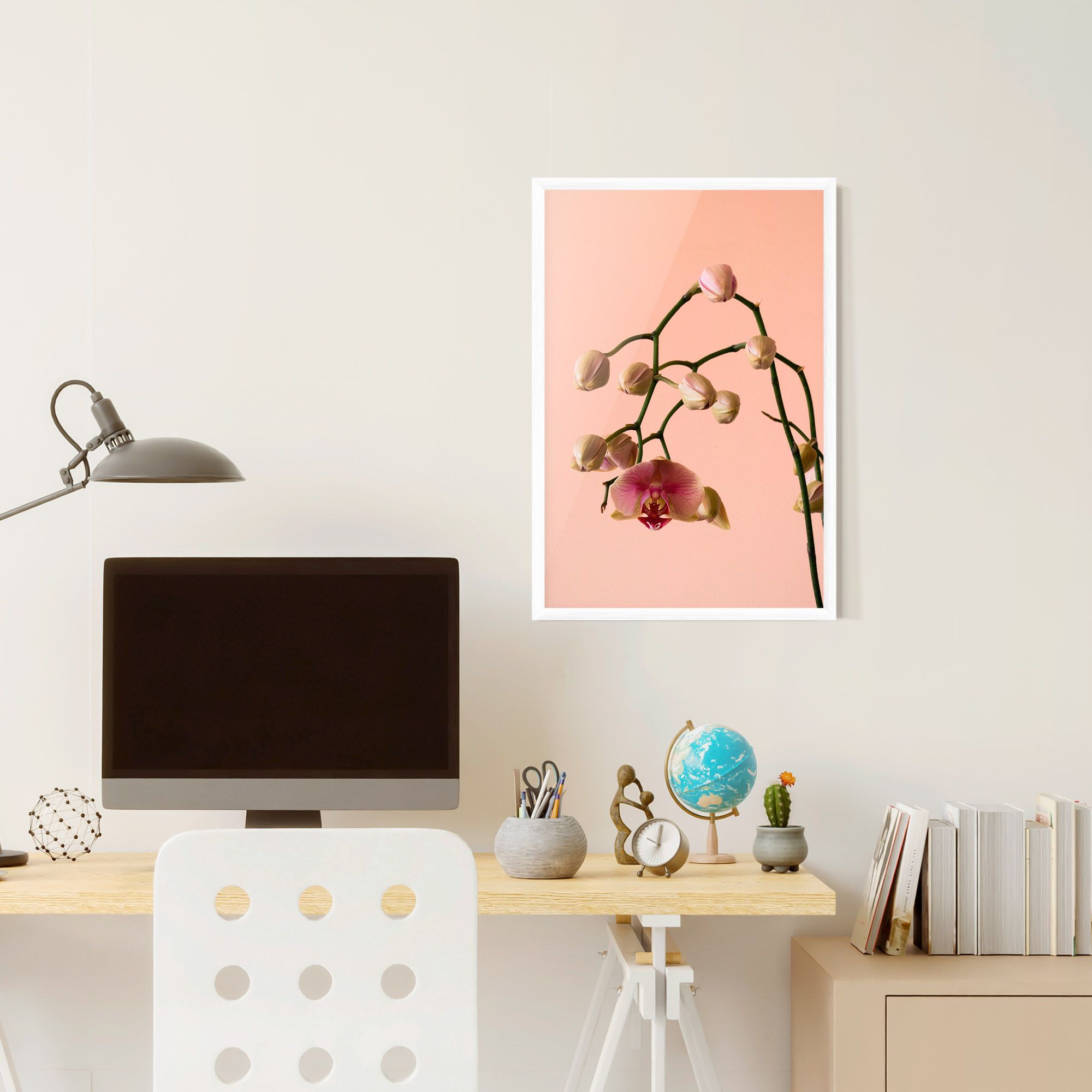 Orchids On Pink mockup 6