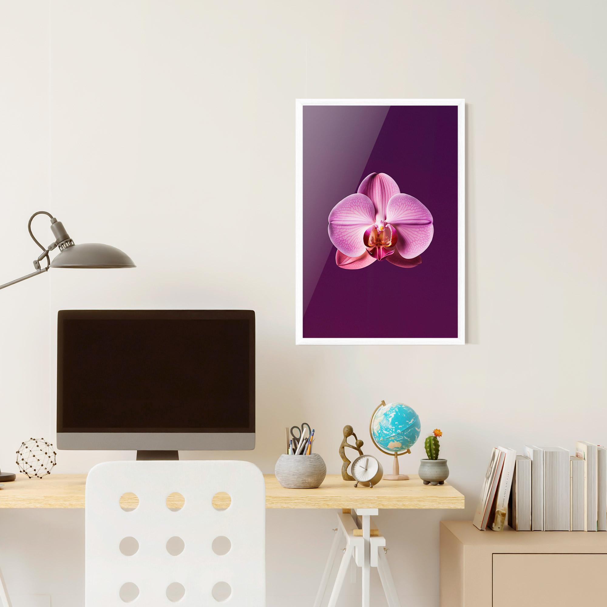 Keretezett Poszter Purple Orchid mockup 6