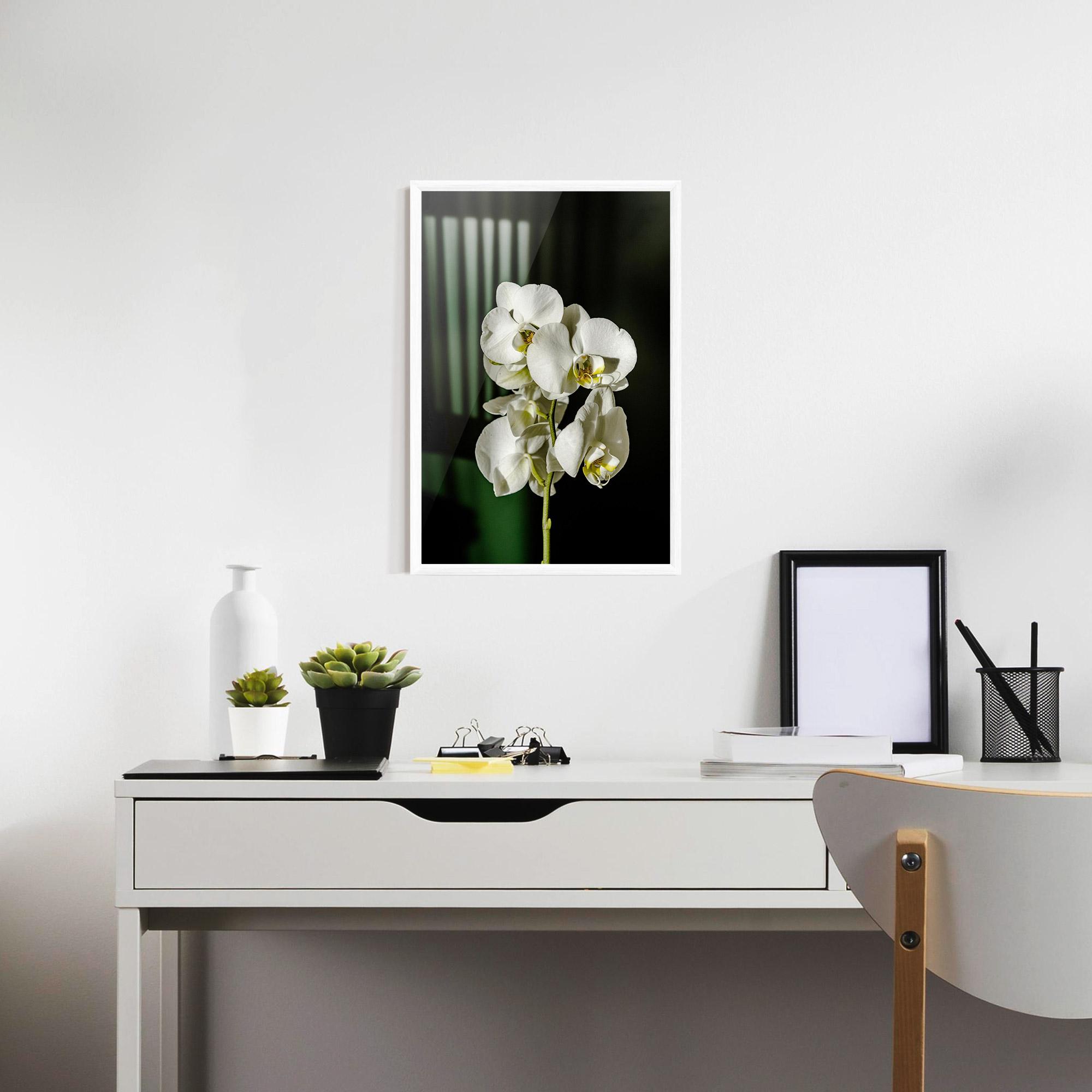 Keretezett Poszter Orchid On Green mockup 7