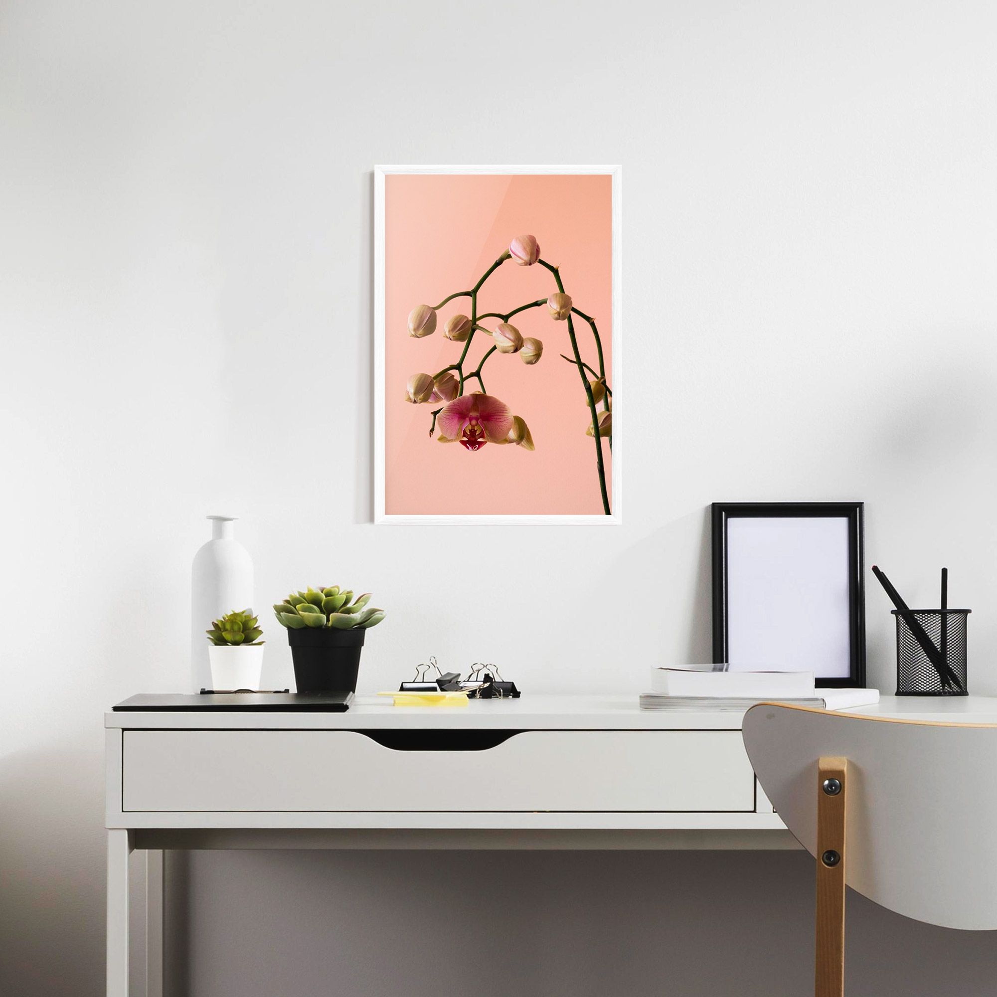 Orchids On Pink mockup 7