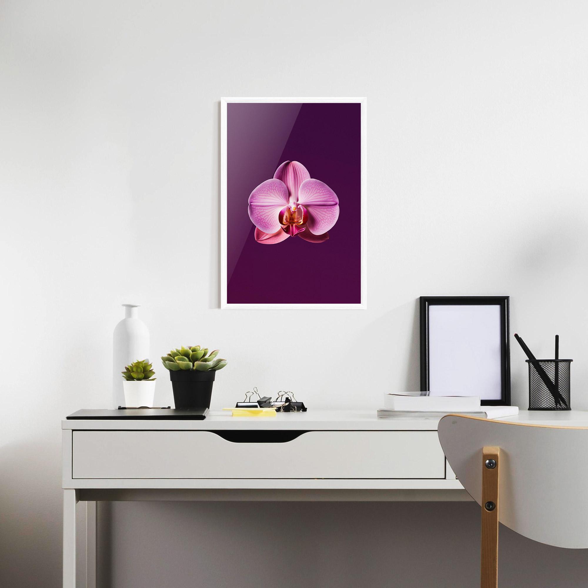 Keretezett Poszter Purple Orchid mockup 7