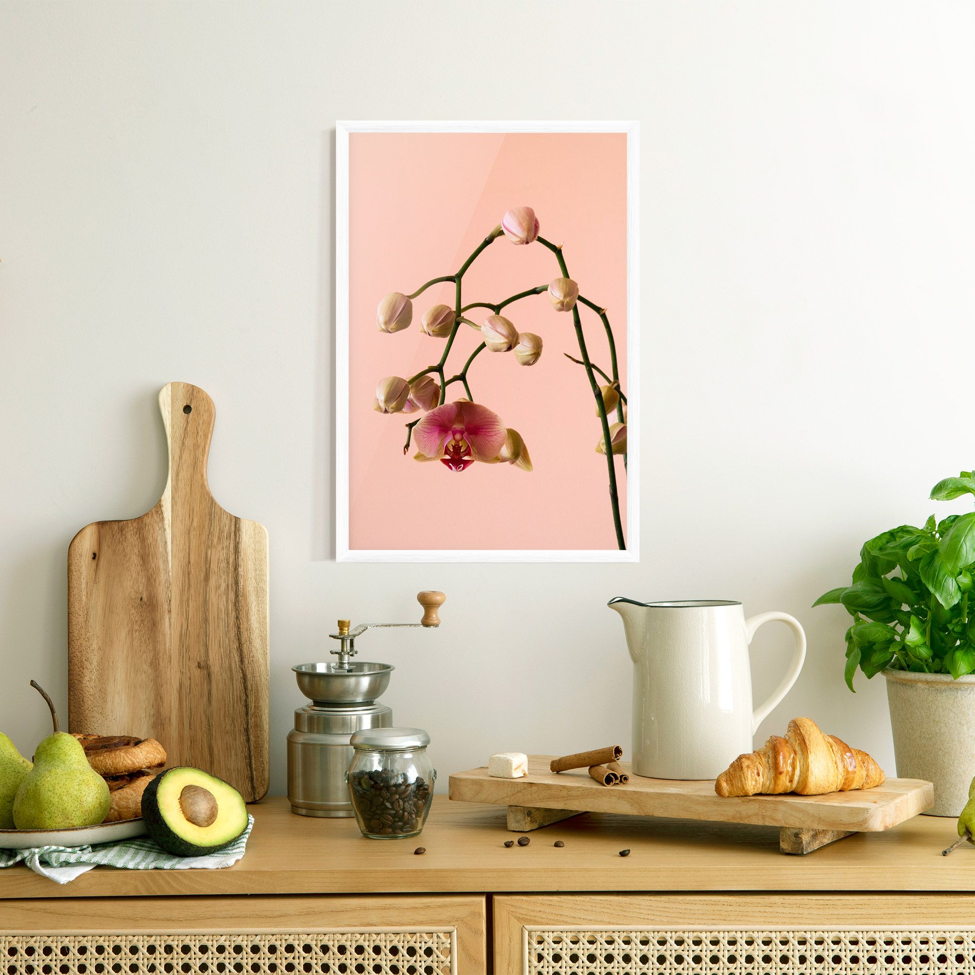 Orchids On Pink mockup 8