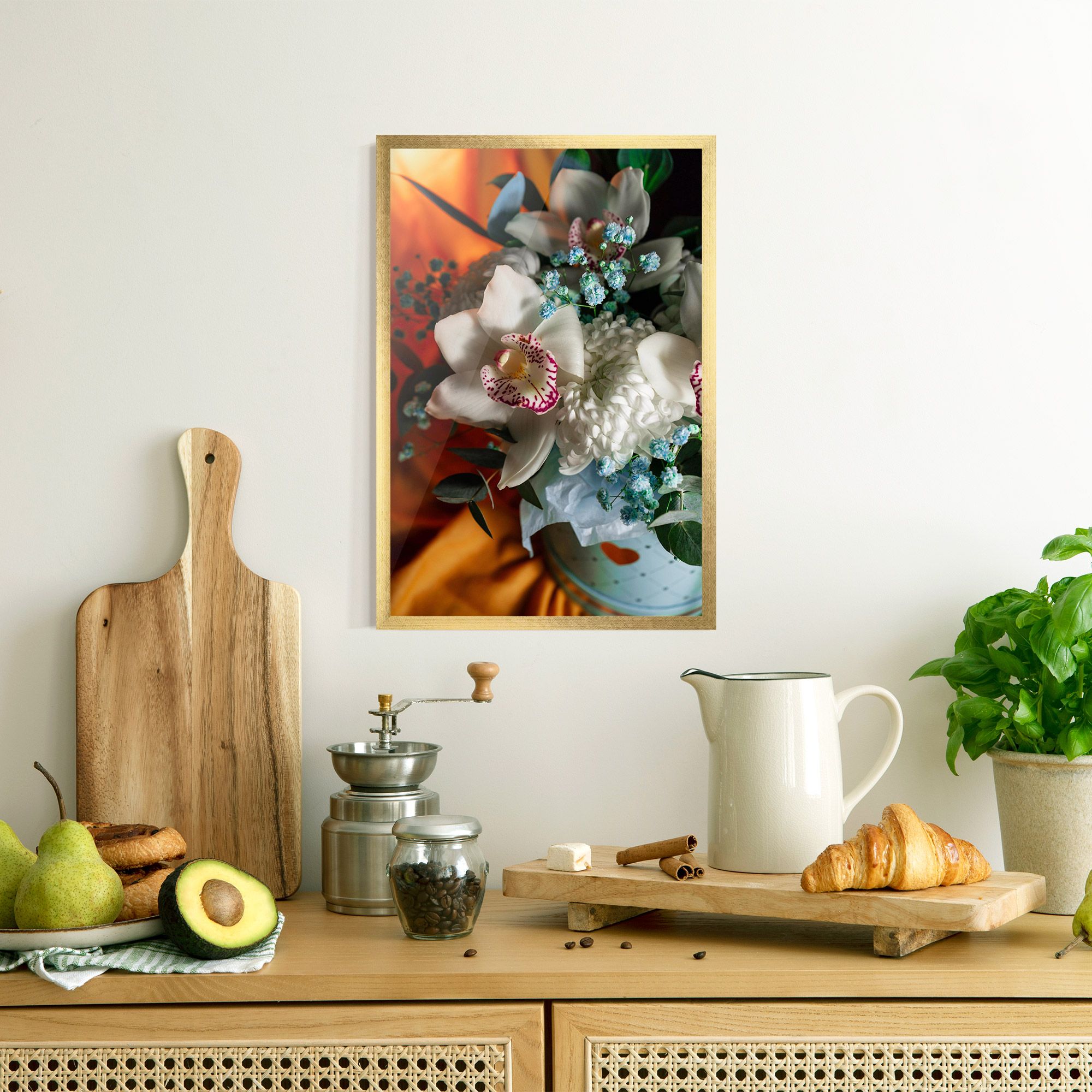Orchid In Vase mockup 8