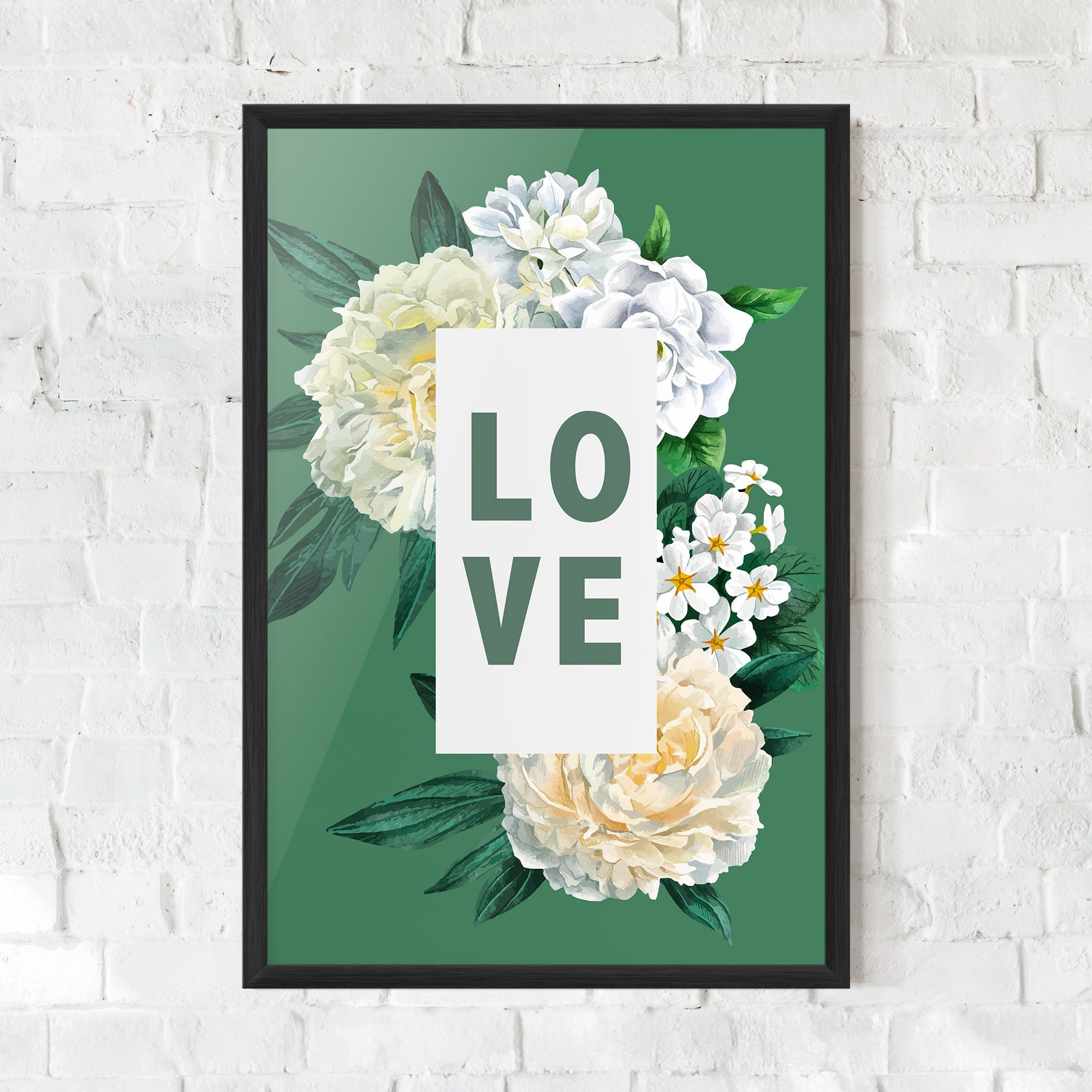 Love Green Rose mockup 0