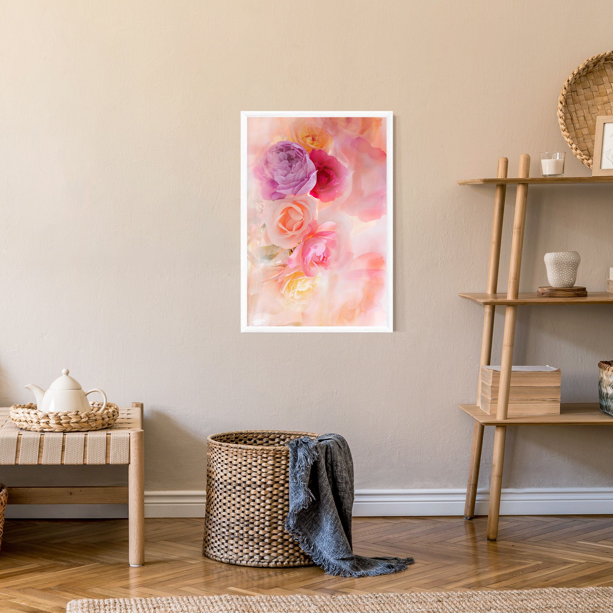 Pastel Color Roses mockup 9