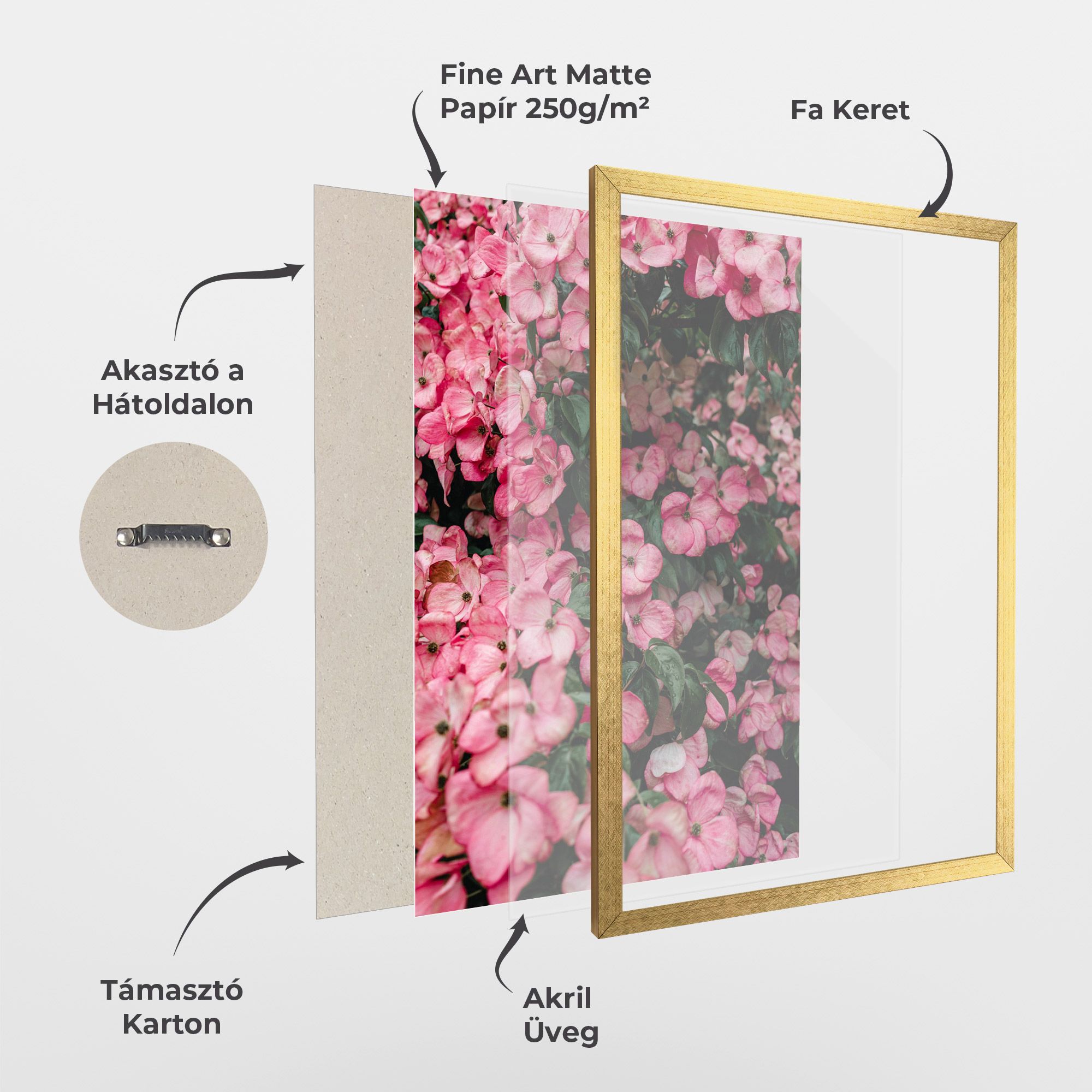 Pink Rose Flower Tree mockup 1