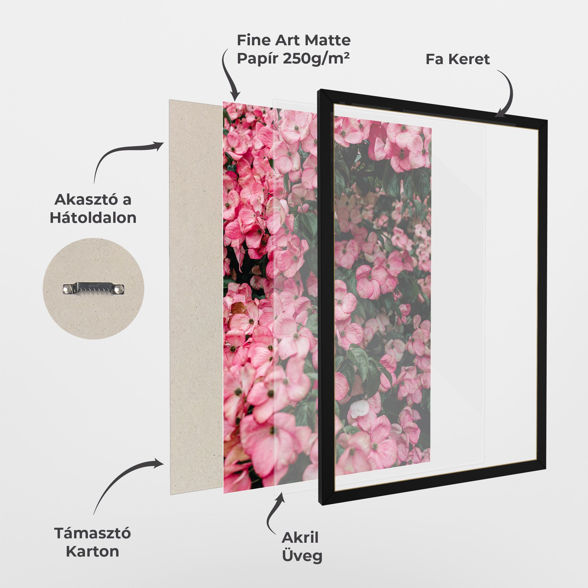 Pink Rose Flower Tree mockup 1