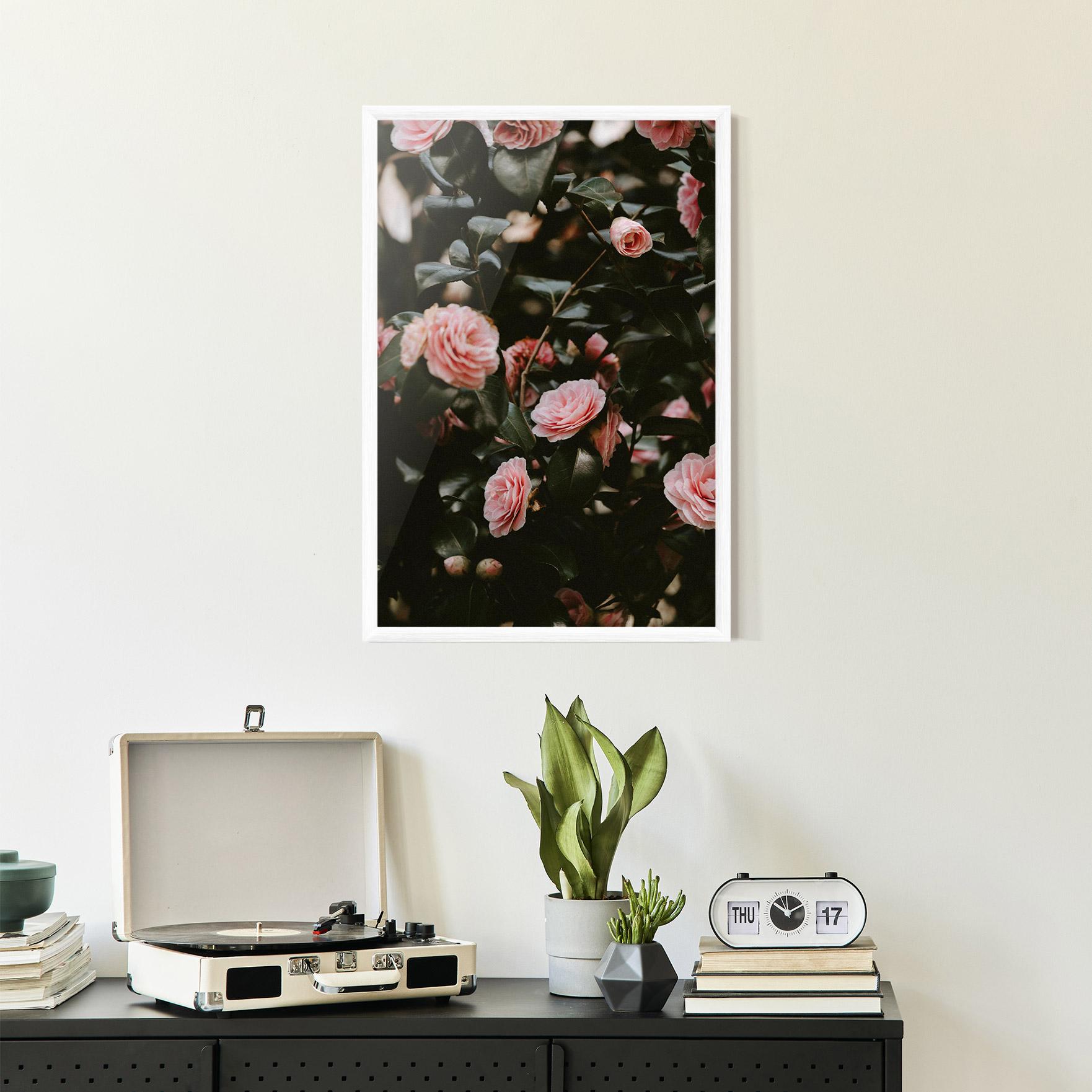Keretezett Poszter Rose Tree mockup 2