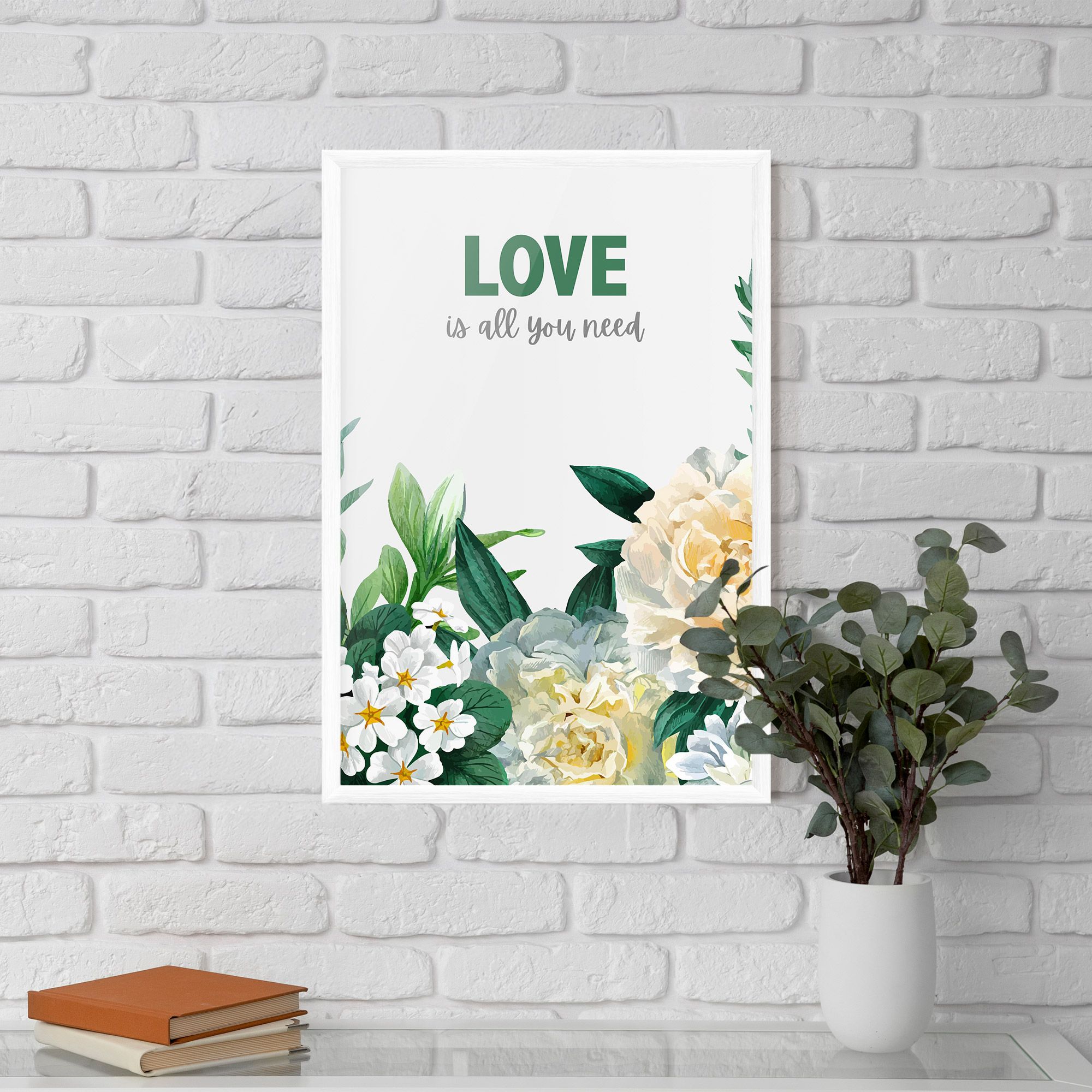 Green Rose Love mockup 5