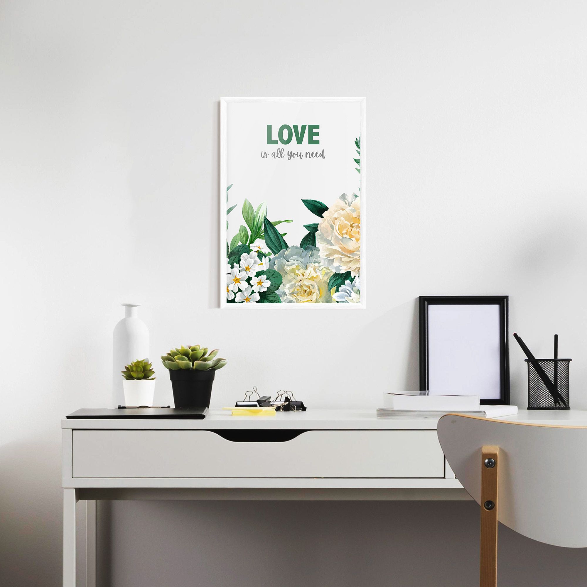 Green Rose Love mockup 7