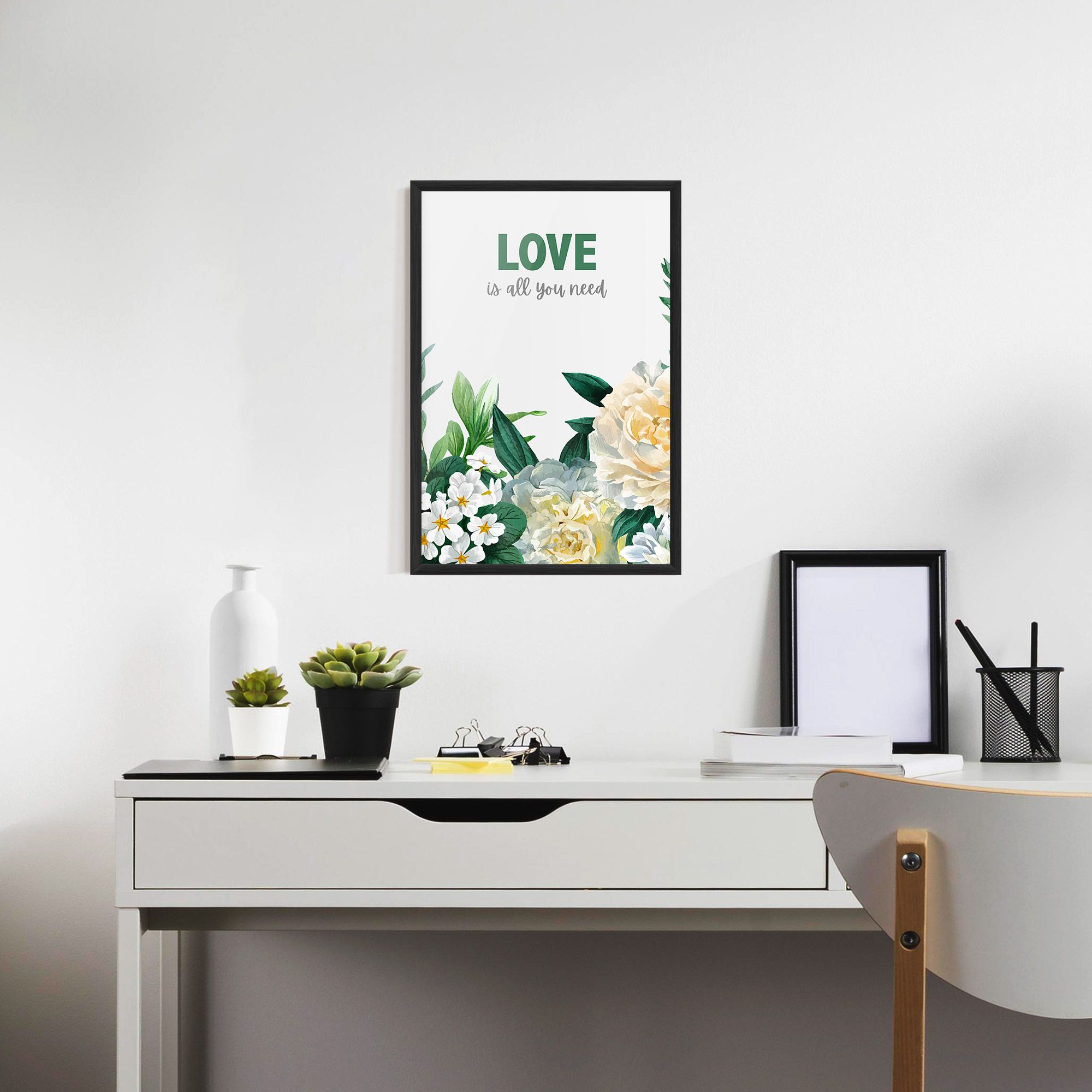Green Rose Love mockup 7