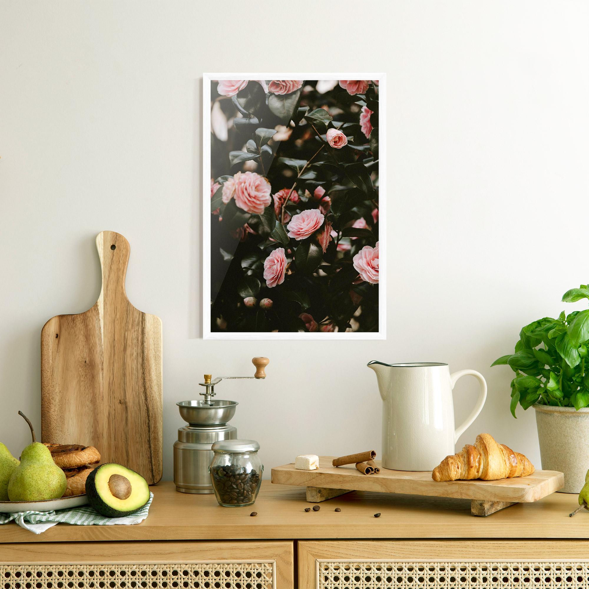 Keretezett Poszter Rose Tree mockup 8