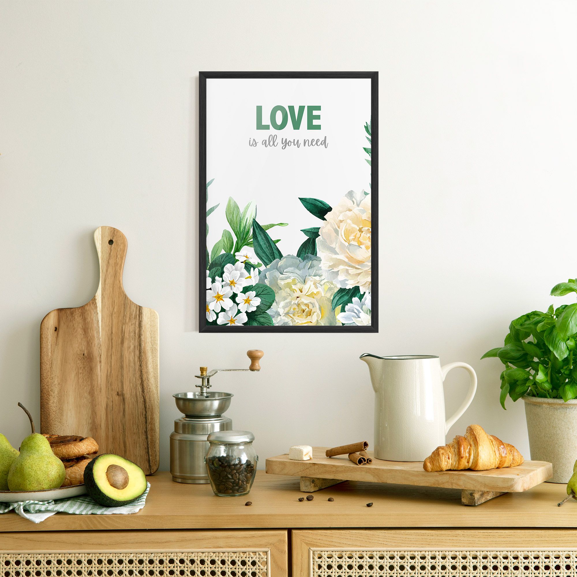 Green Rose Love mockup 8