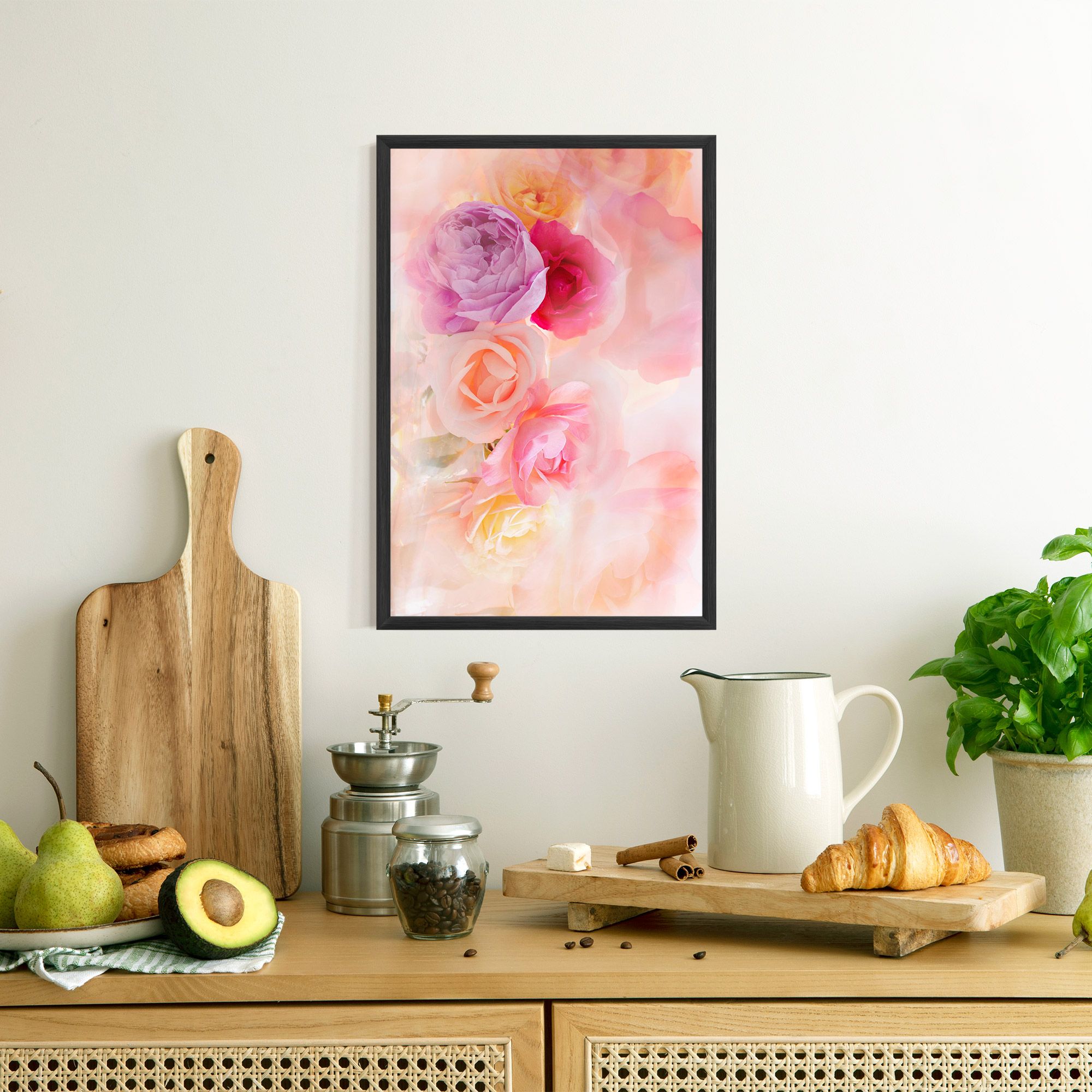 Pastel Color Roses mockup 8