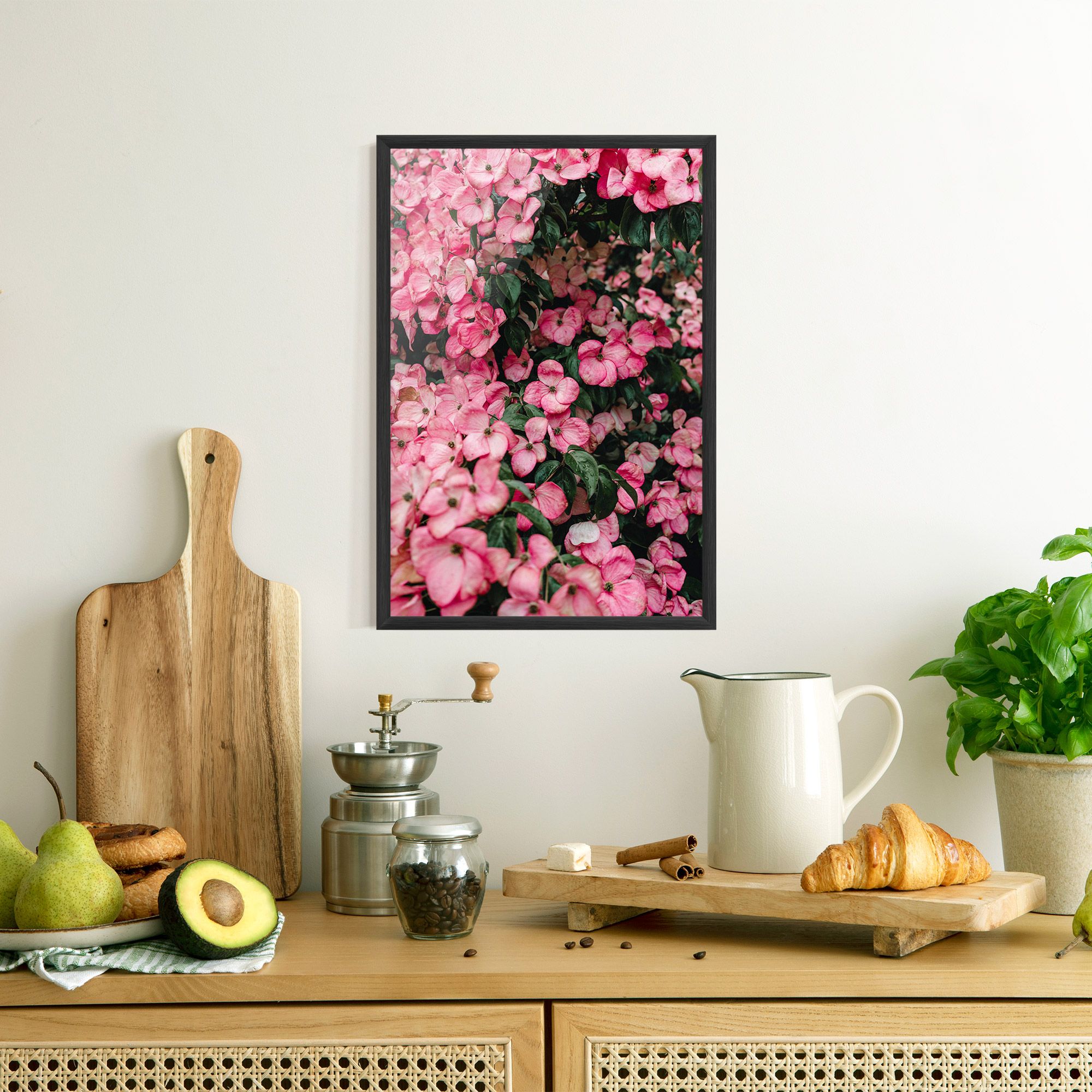 Pink Rose Flower Tree mockup 8