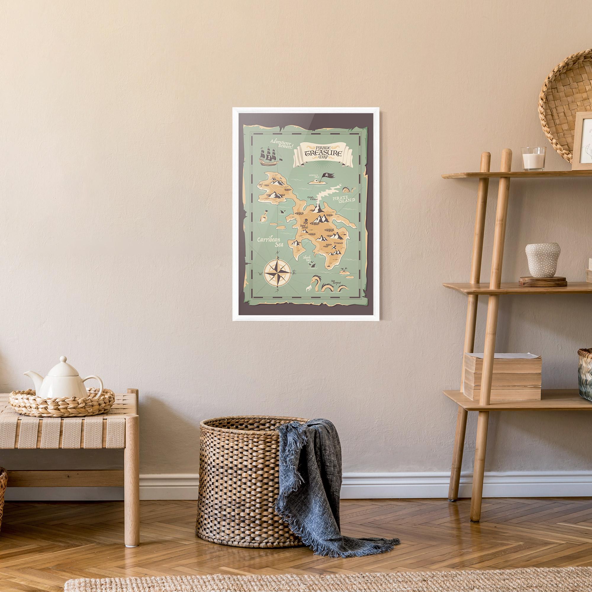 Keretezett Poszter Adventurer Beware mockup 9