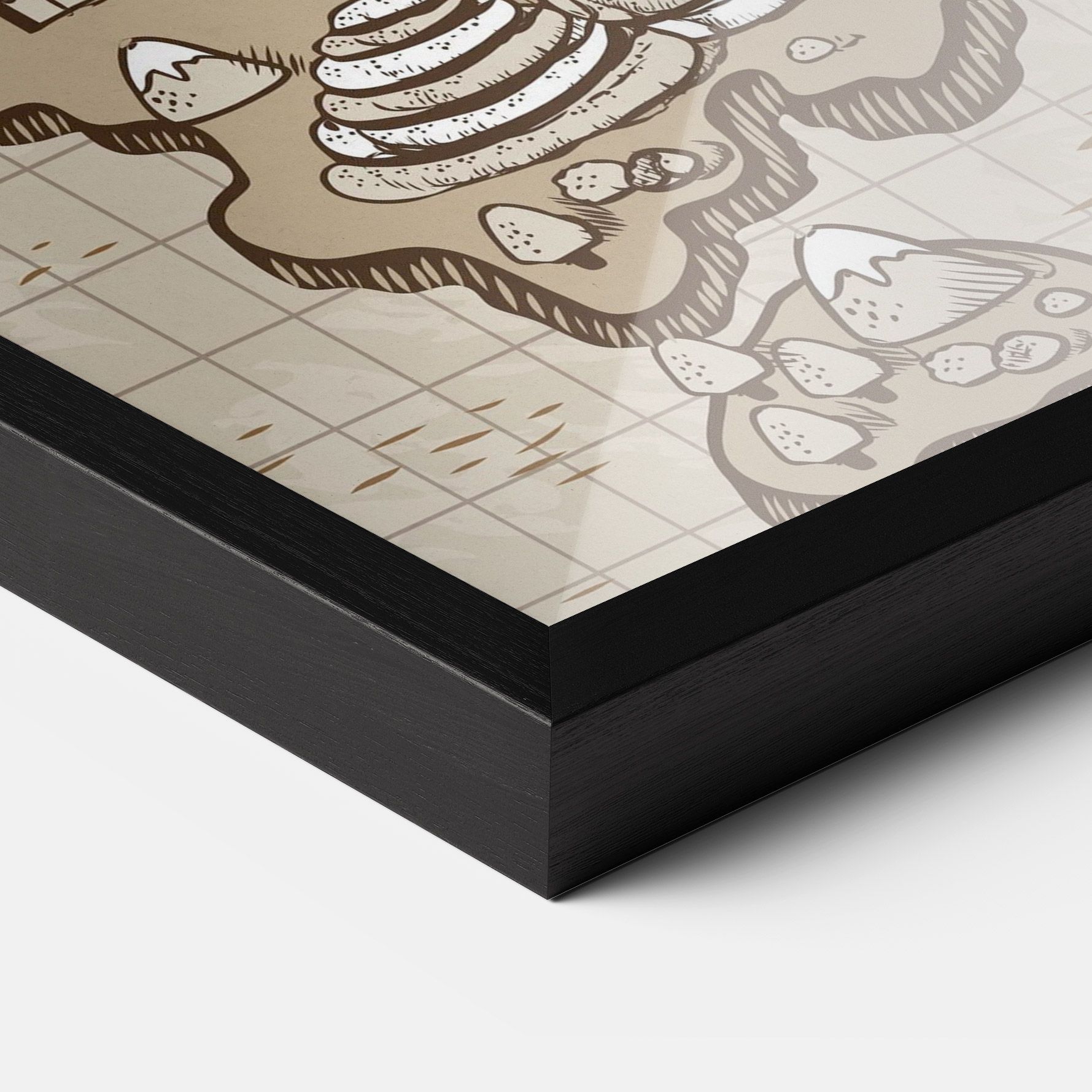 Old Korea Map mockup 3